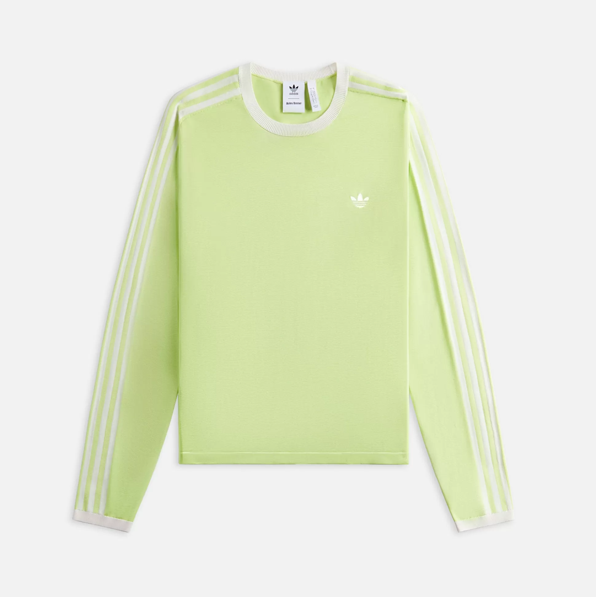 Store Wales Bonner adidas originals by long sleeve knit tee Lime