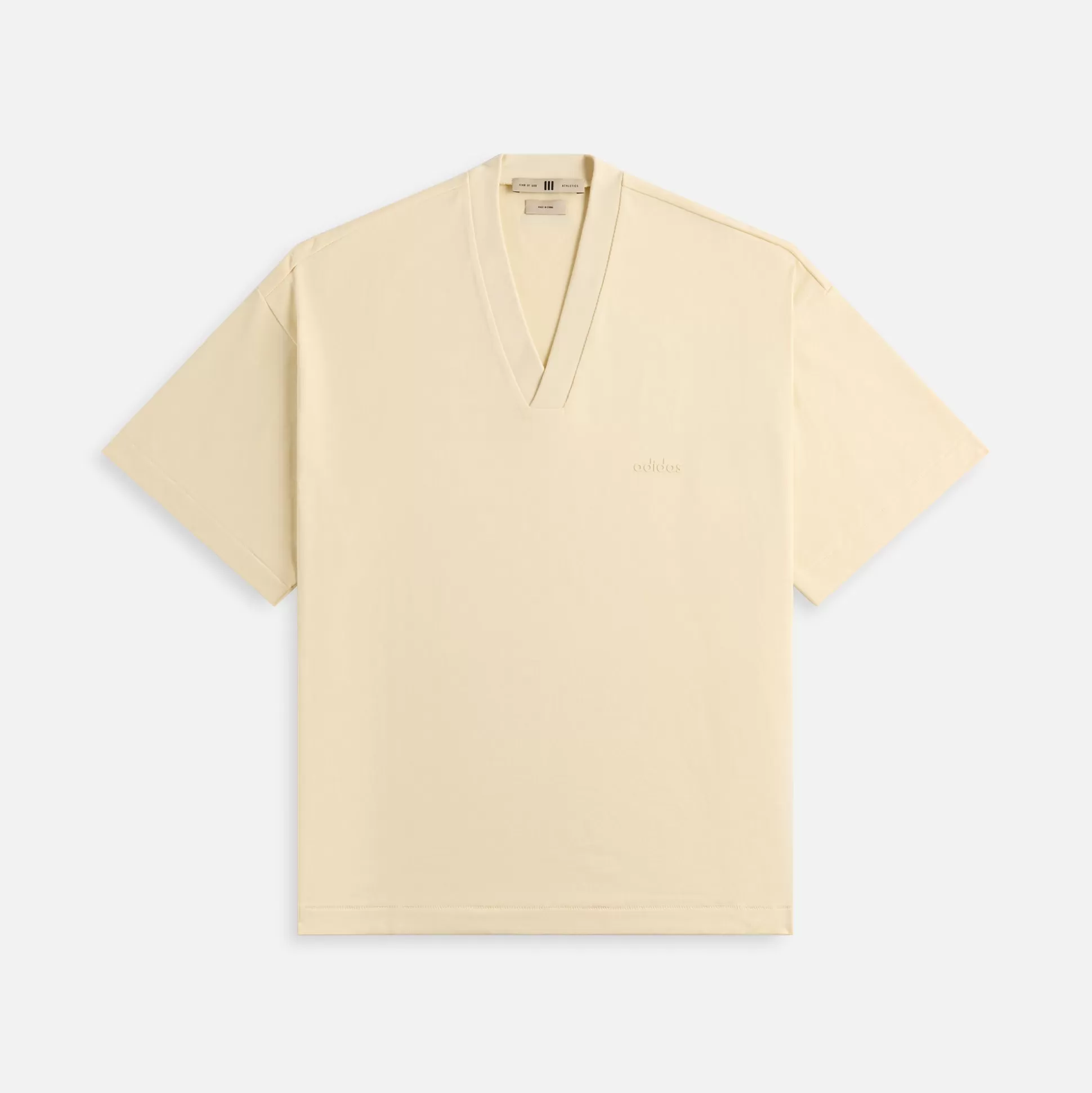 Online Fear of God adidas x athletics heavy jersey v-neck tee Pale