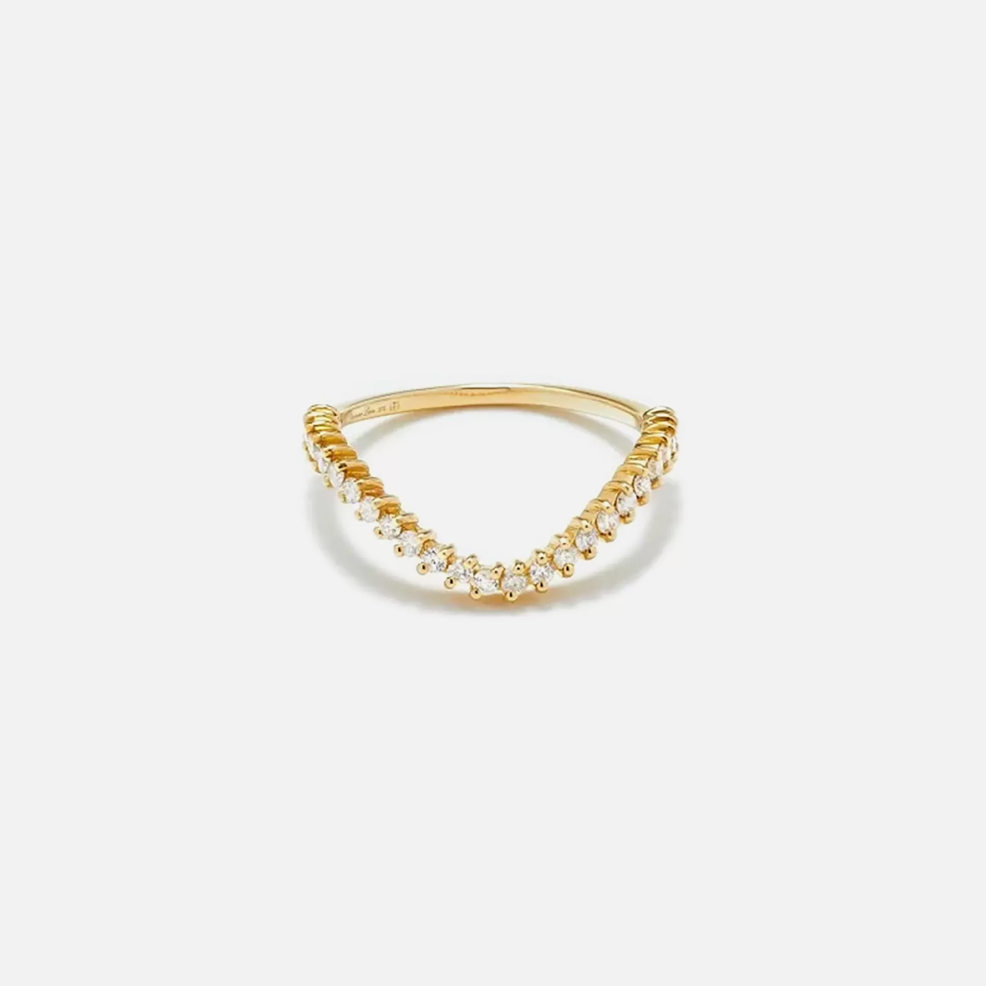 Discount Yvonne Leon alliance mini vague Yellow Gold