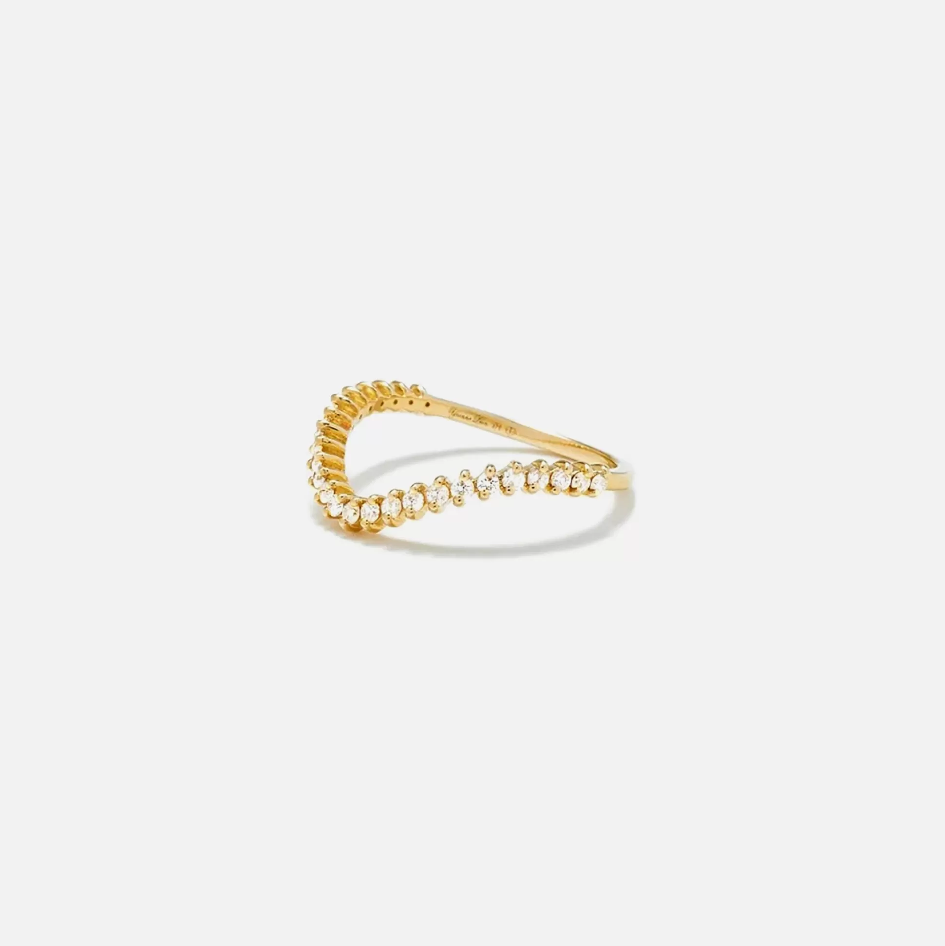 Discount Yvonne Leon alliance mini vague Yellow Gold