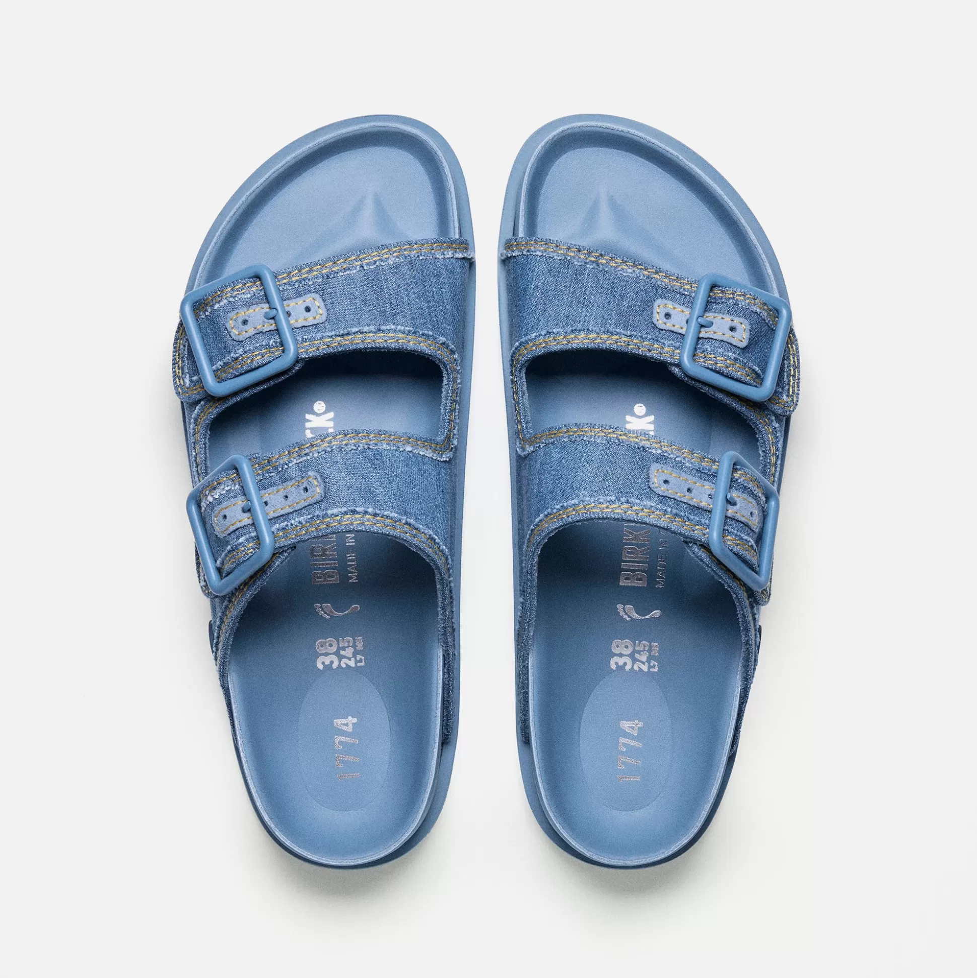 Best Sale Birkenstock 1774 arizona Faded Denim