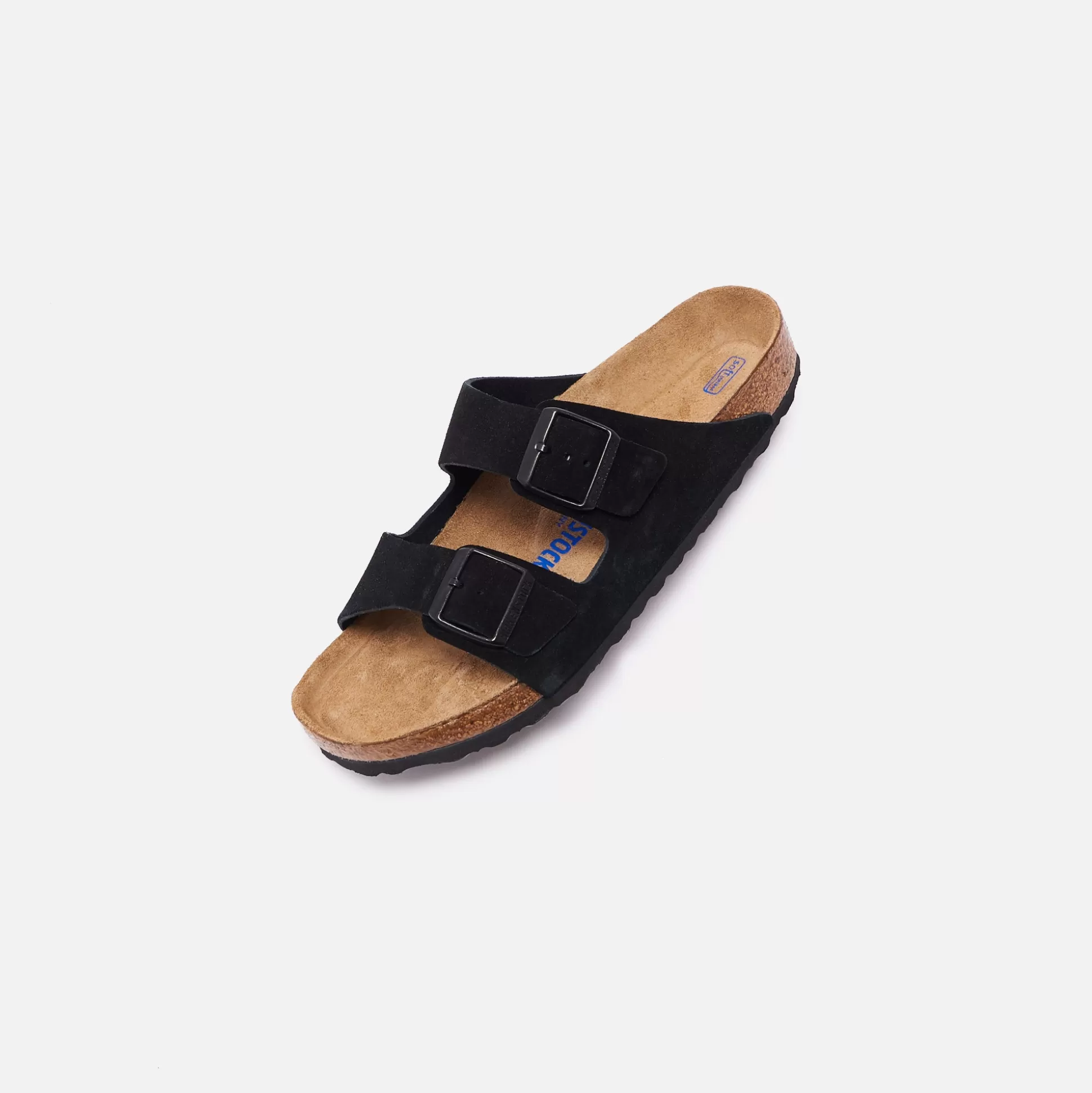 Outlet Birkenstock arizona soft footbed suede Black