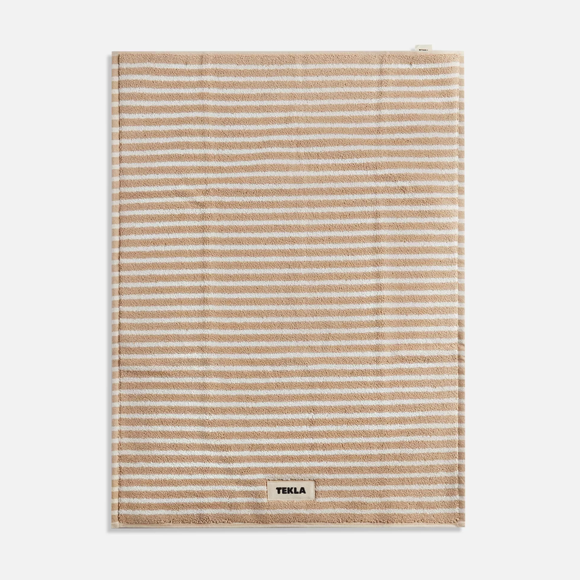 Shop Tekla bath mat Ivory Stripes