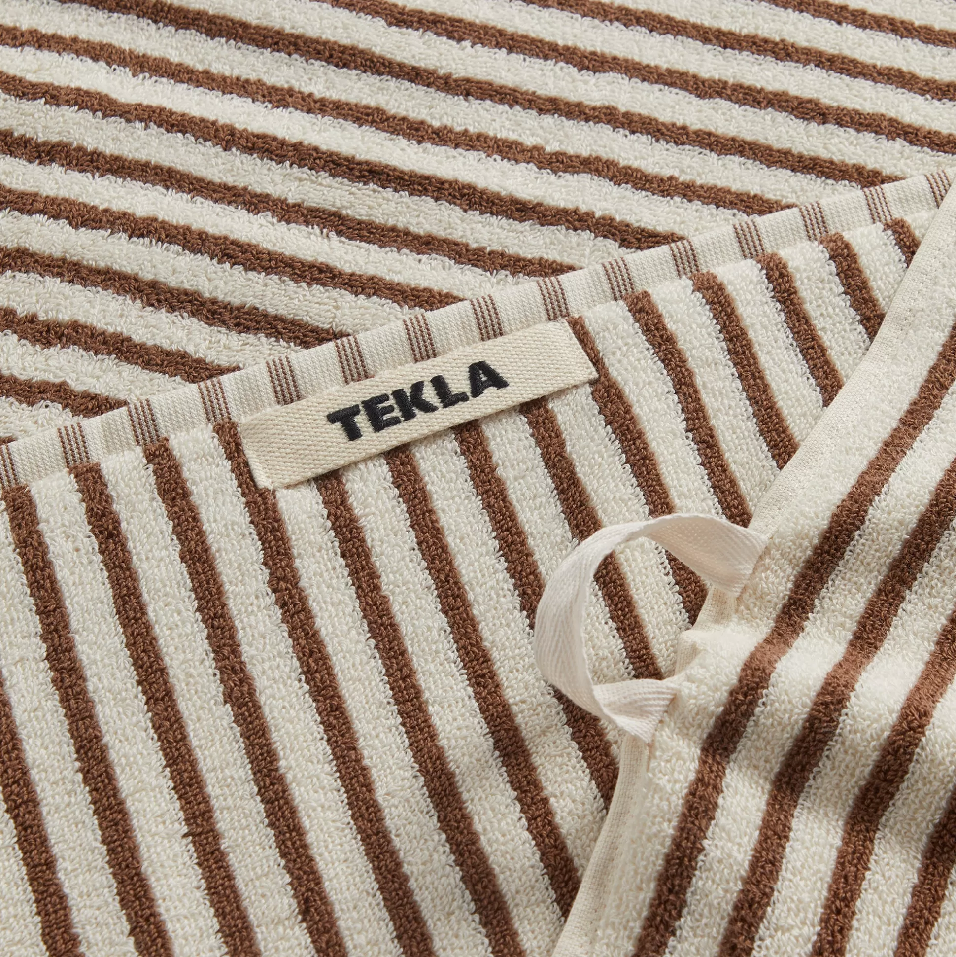 Discount Tekla bath towel Kodiak Stripes