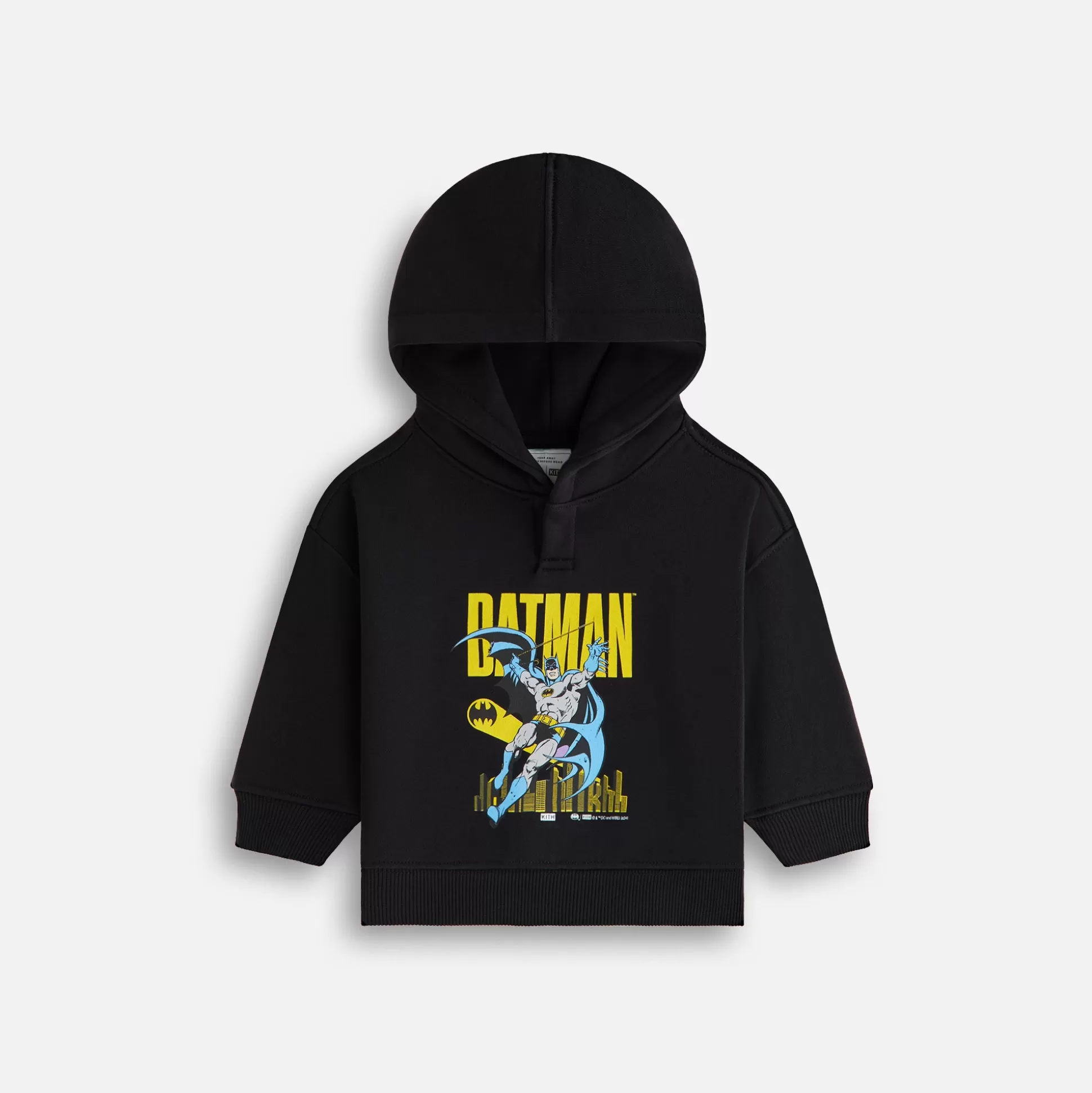 Online Kith Baby Batman | Classic Nelson Hoodie Black