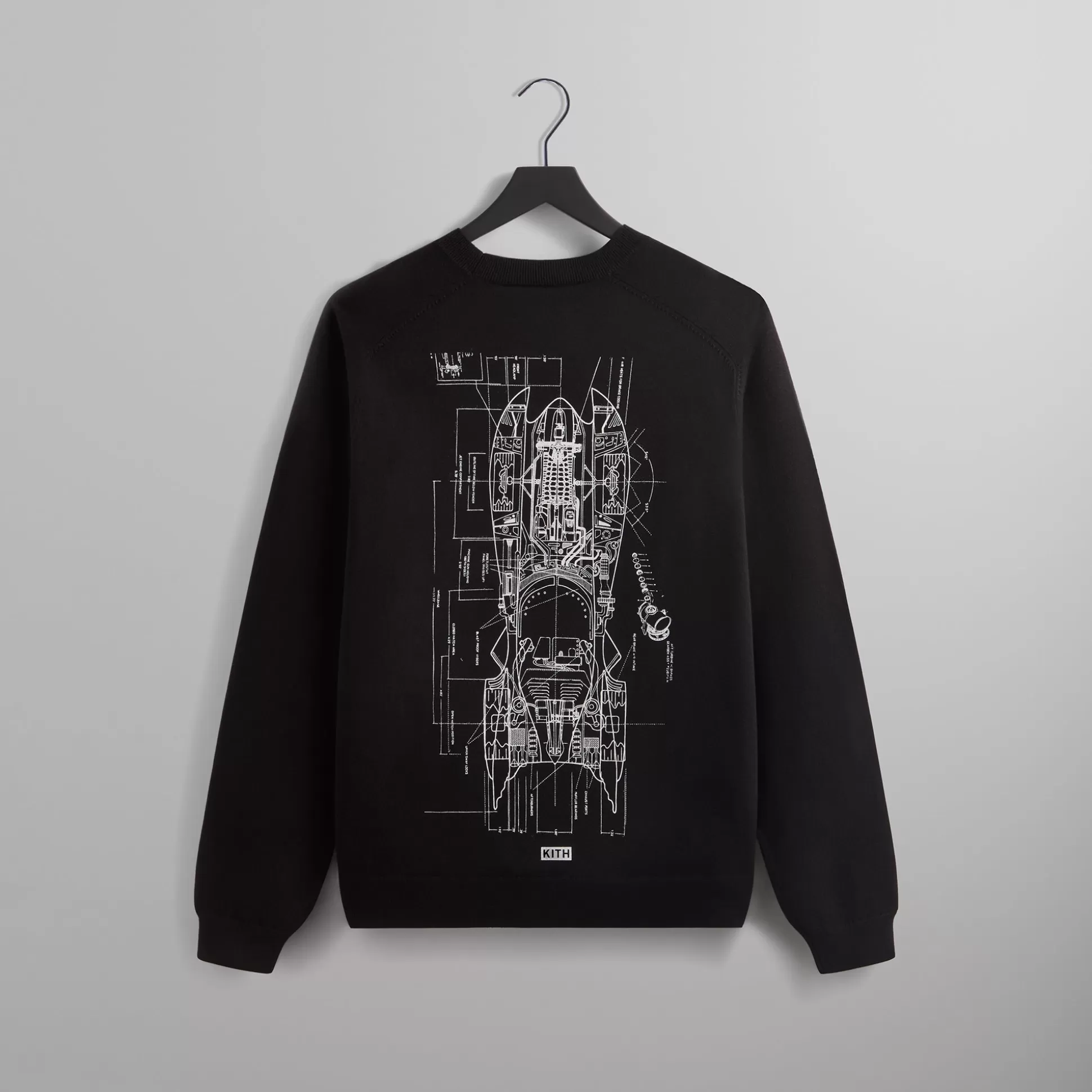 Clearance Kith Batman | Batmobile Crewneck Sweater Black