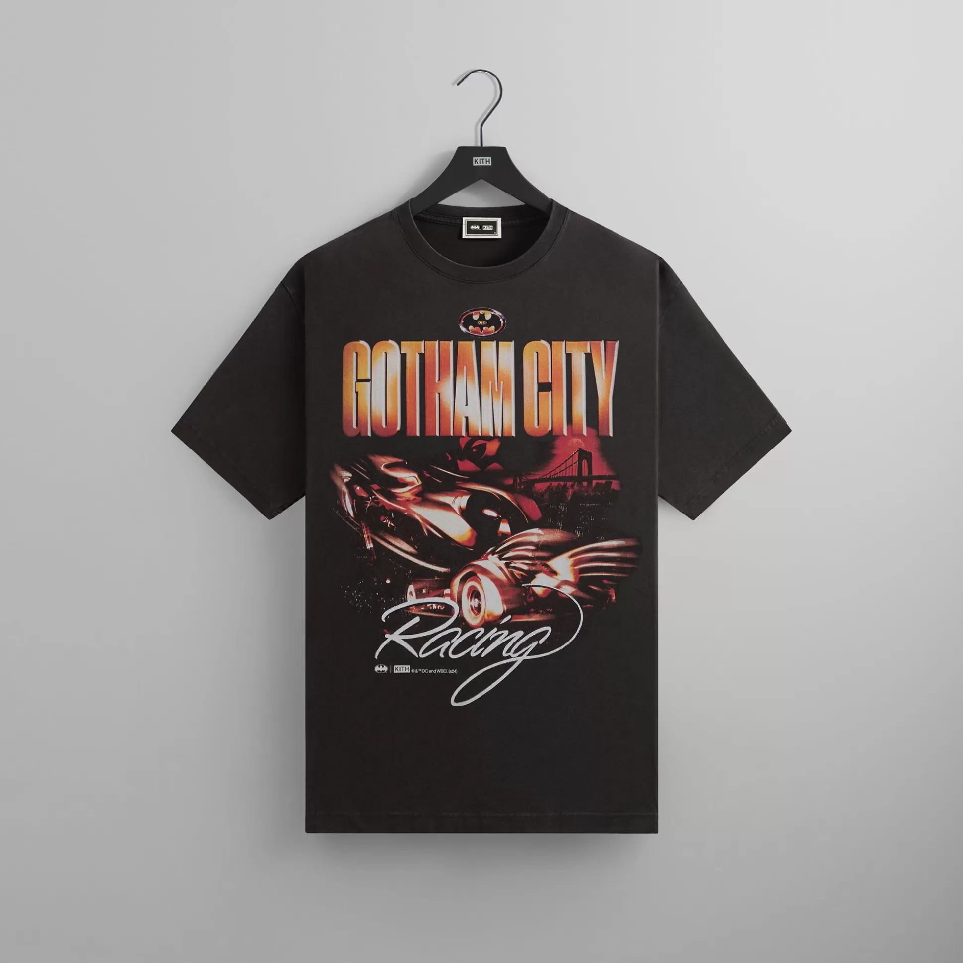Cheap Kith Batman | Batmobile Vintage Tee Black