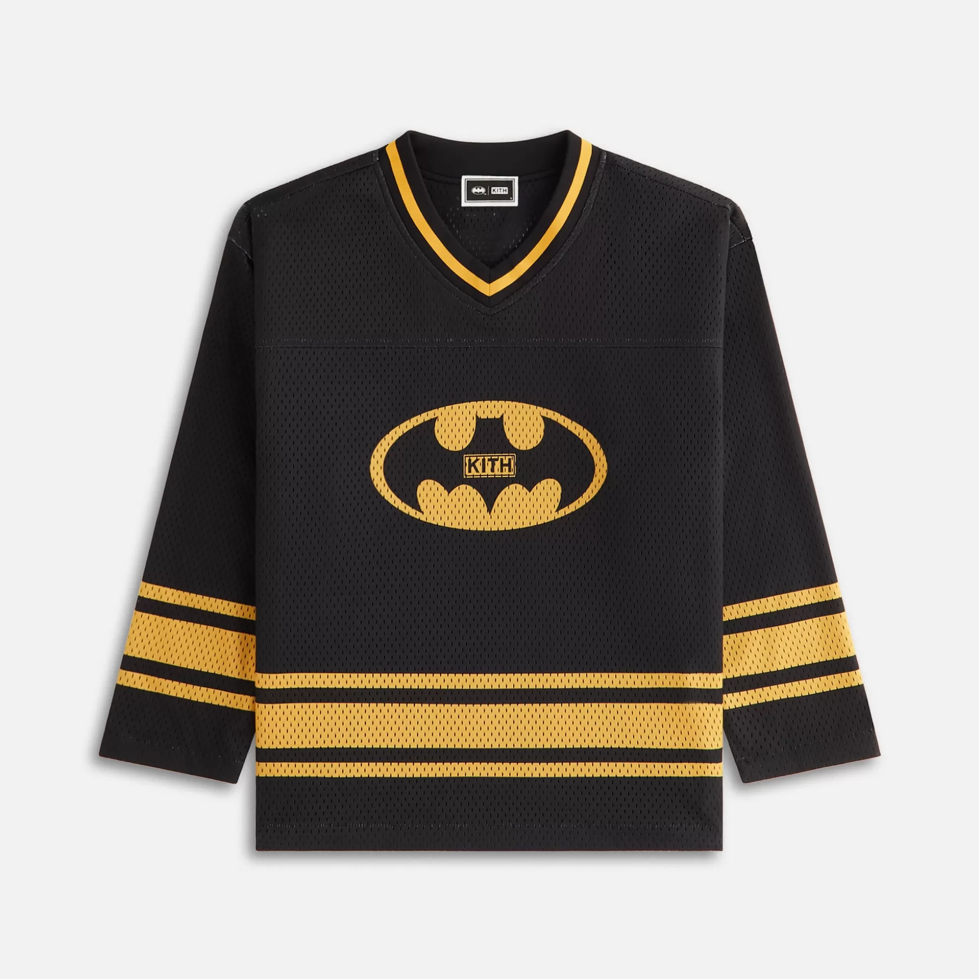 Cheap Kith Kids Batman | Long Sleeve Malik Jersey Black