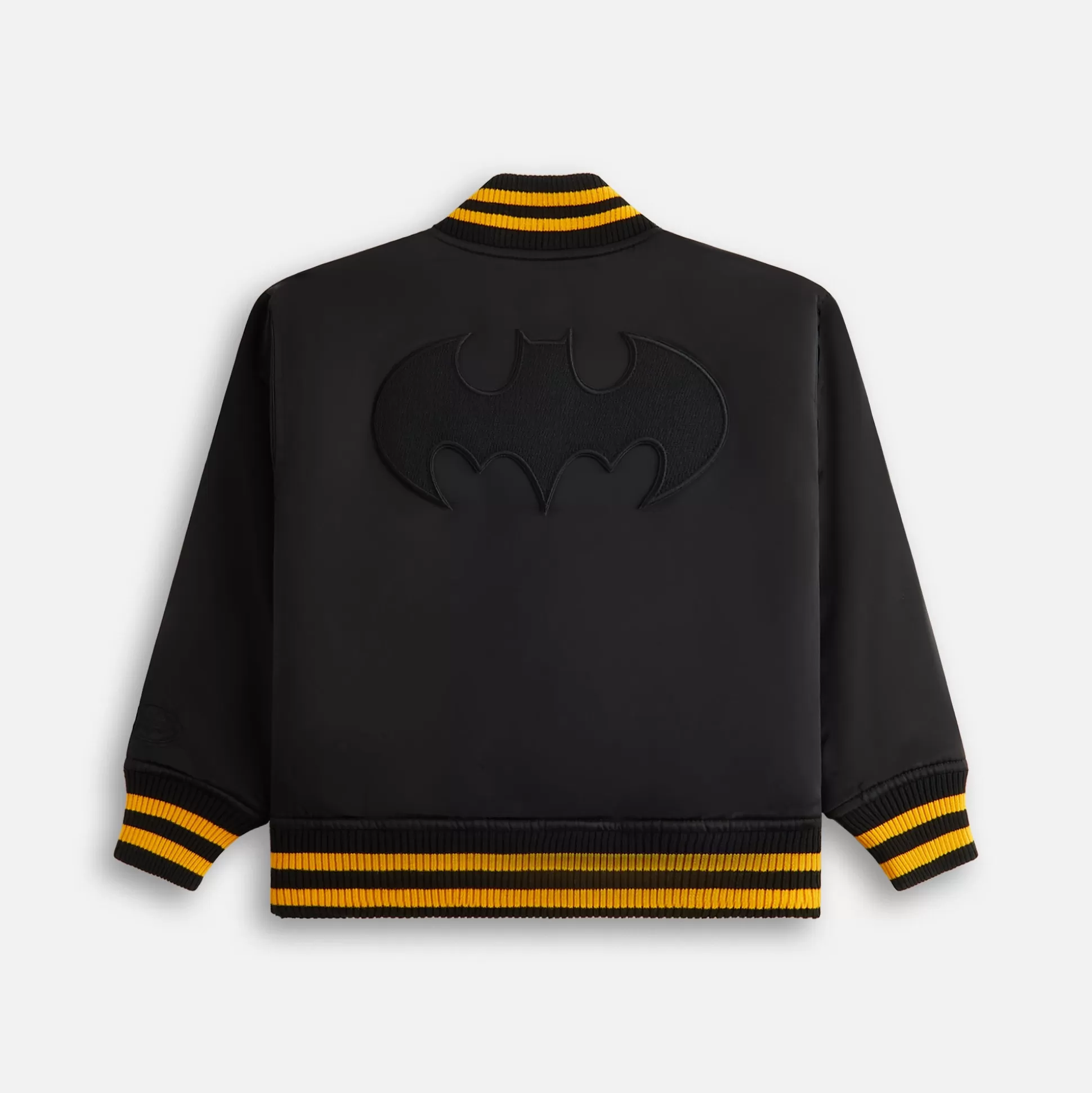 Shop Kith Kids Batman | Satin Bomber Jacket Black