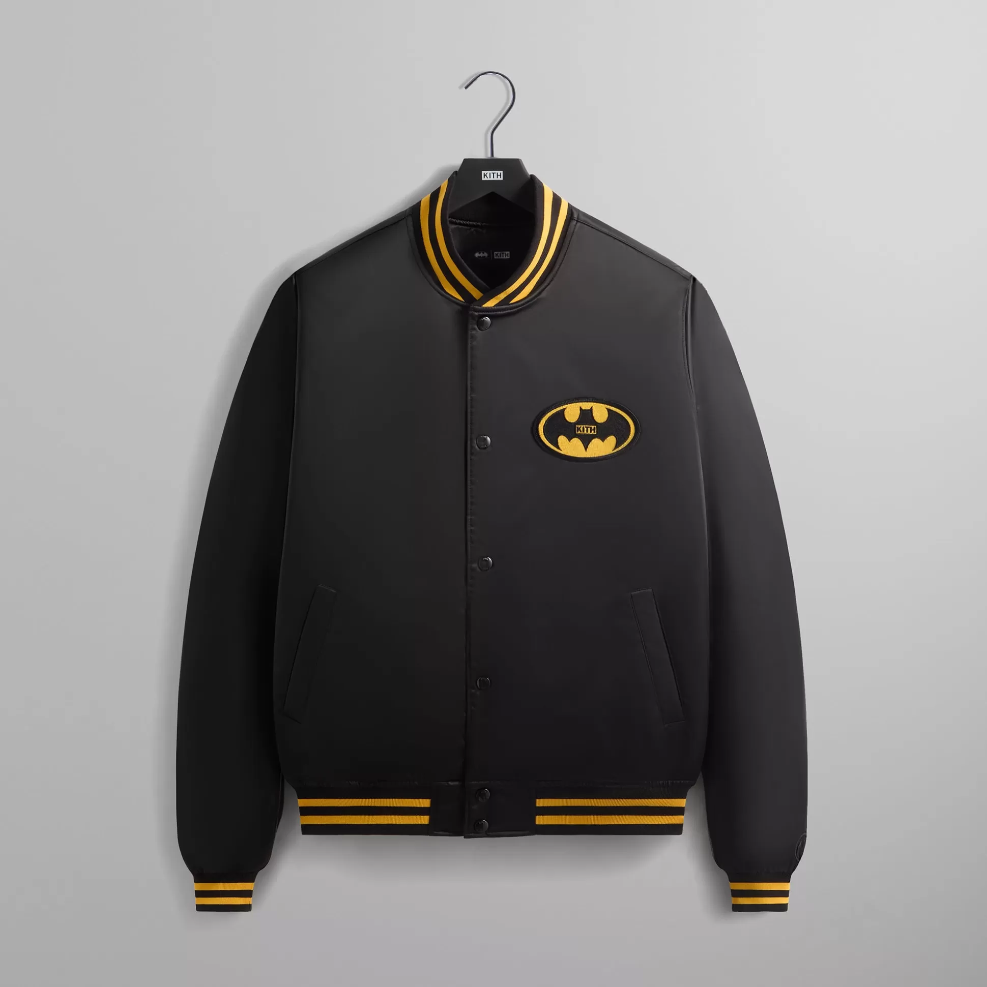 Sale Kith Batman | Satin Bomber Jacket Black