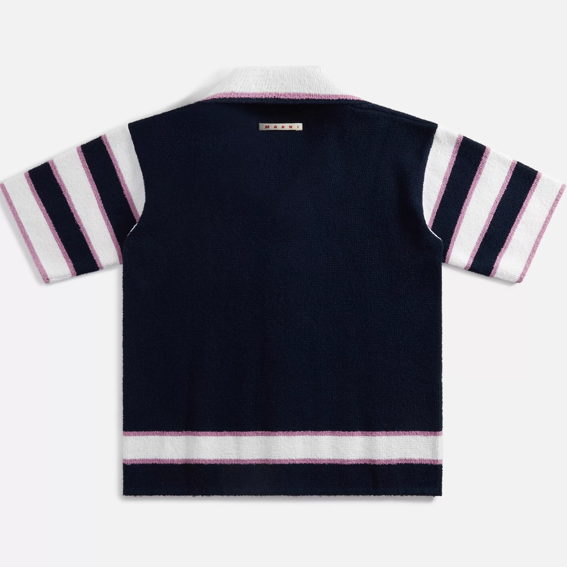 Hot Marni beach textured cotton shirt – ink