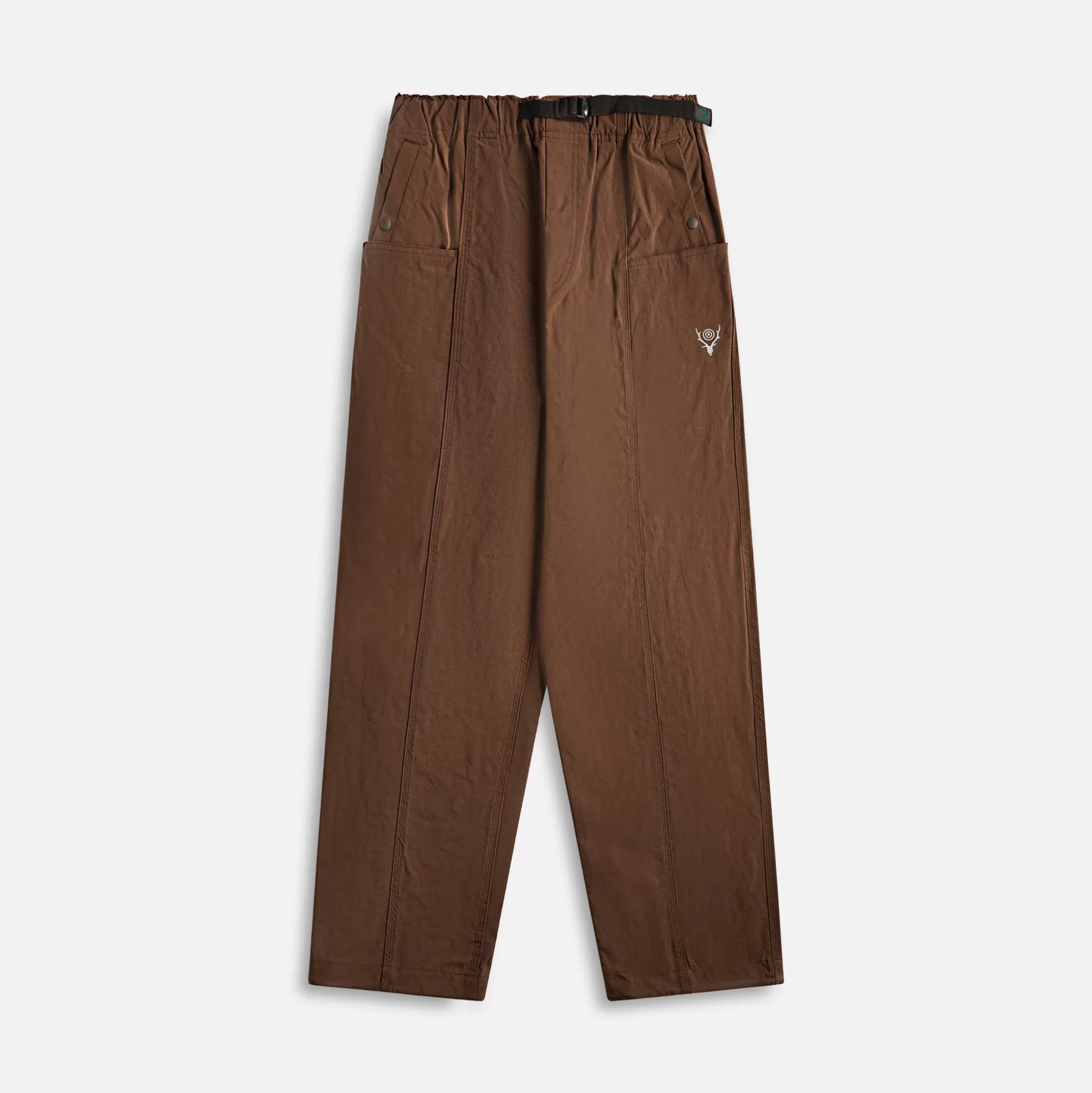 Store South2 West8 belted c.s. pant nylon oxford Brown