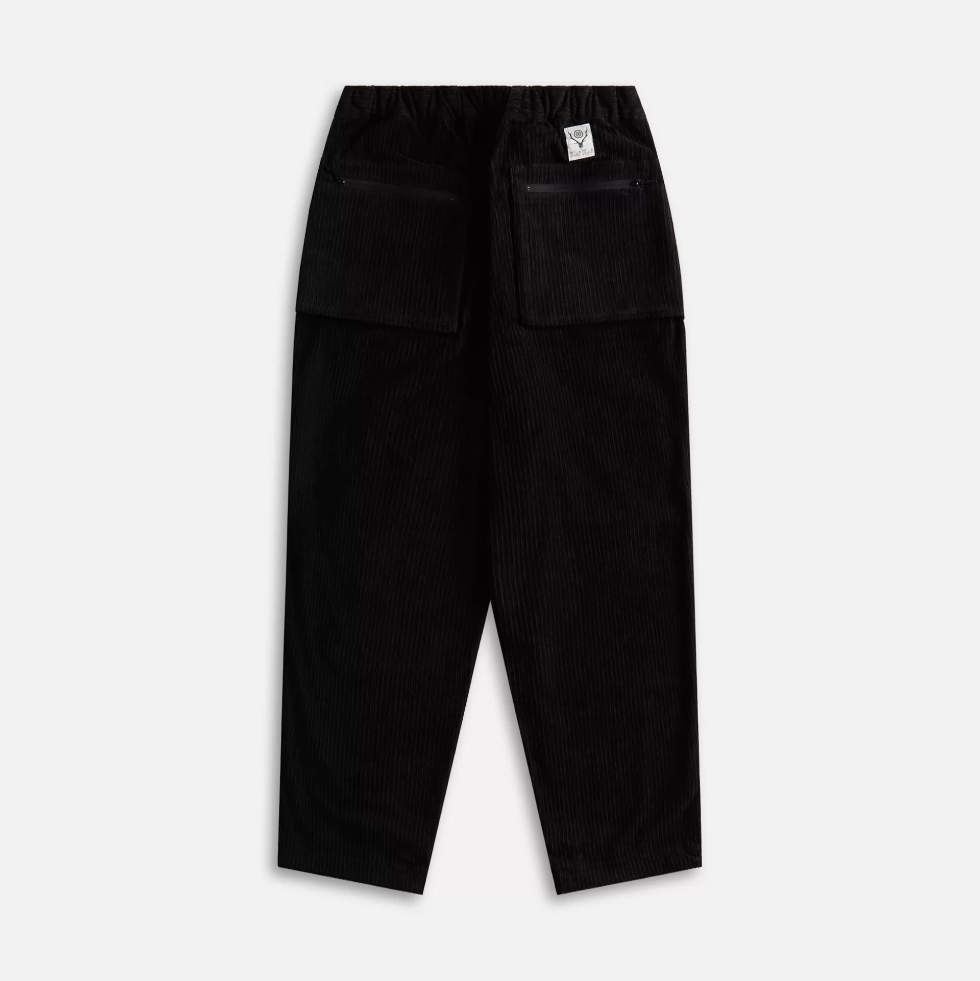 Online South2 West8 belted logger corduroy pant Black