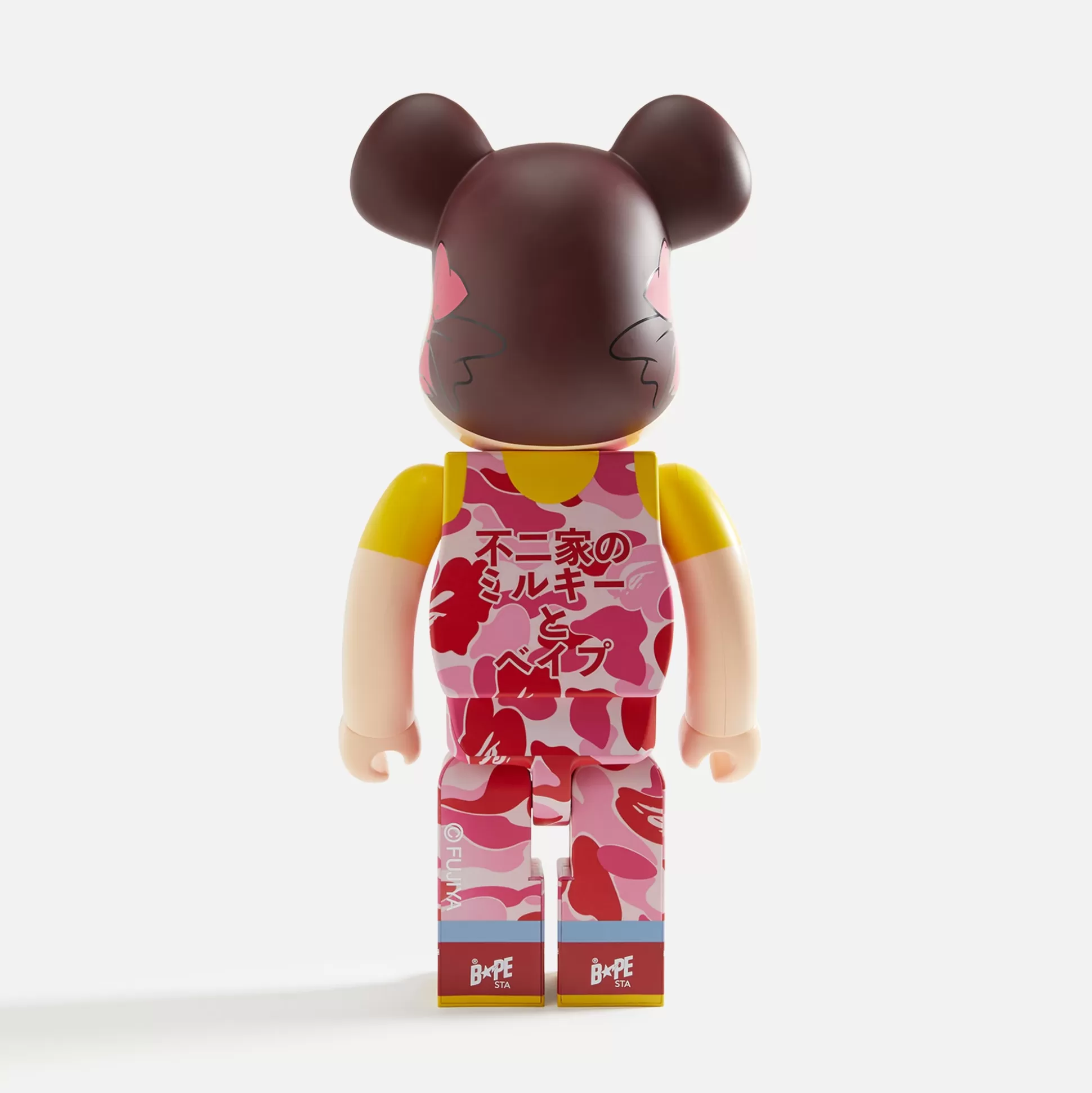 Clearance Medicom Toy be@rbrick bape® for pekochan 1000% Pink