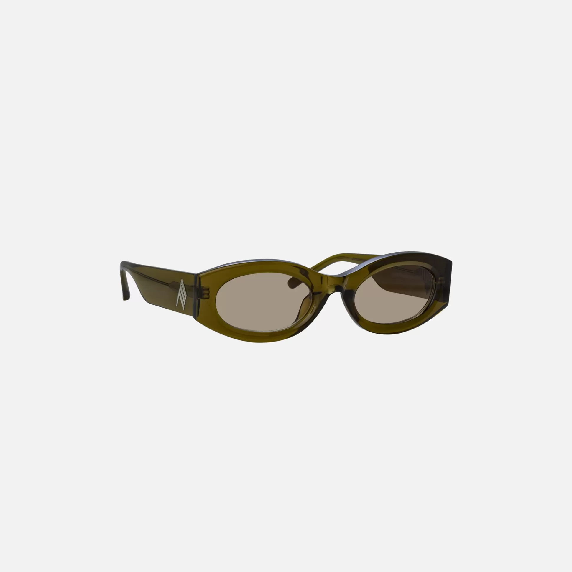 Best The Attico berta frame sunglasses Olive