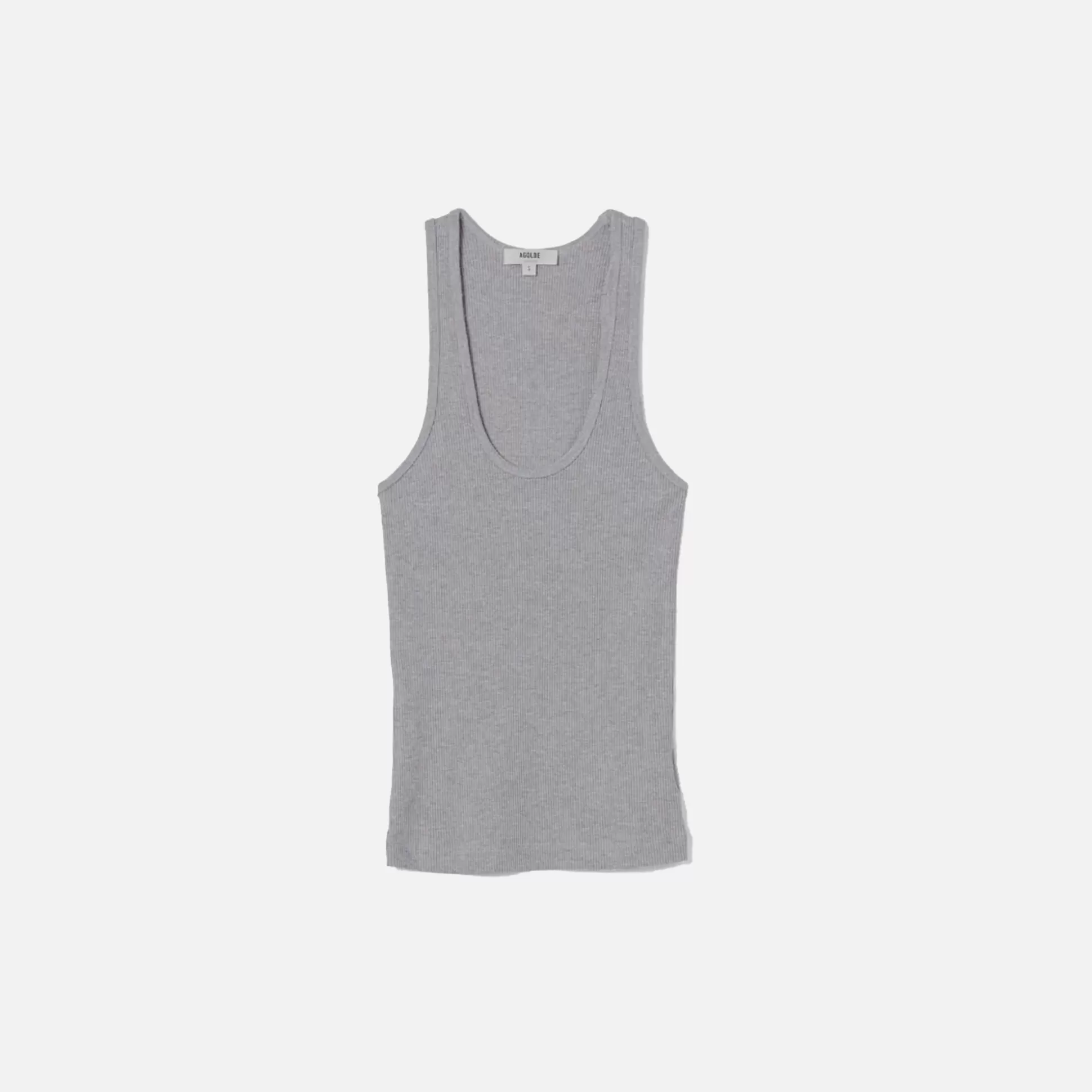 Discount Agolde bianca tank Grey Heather