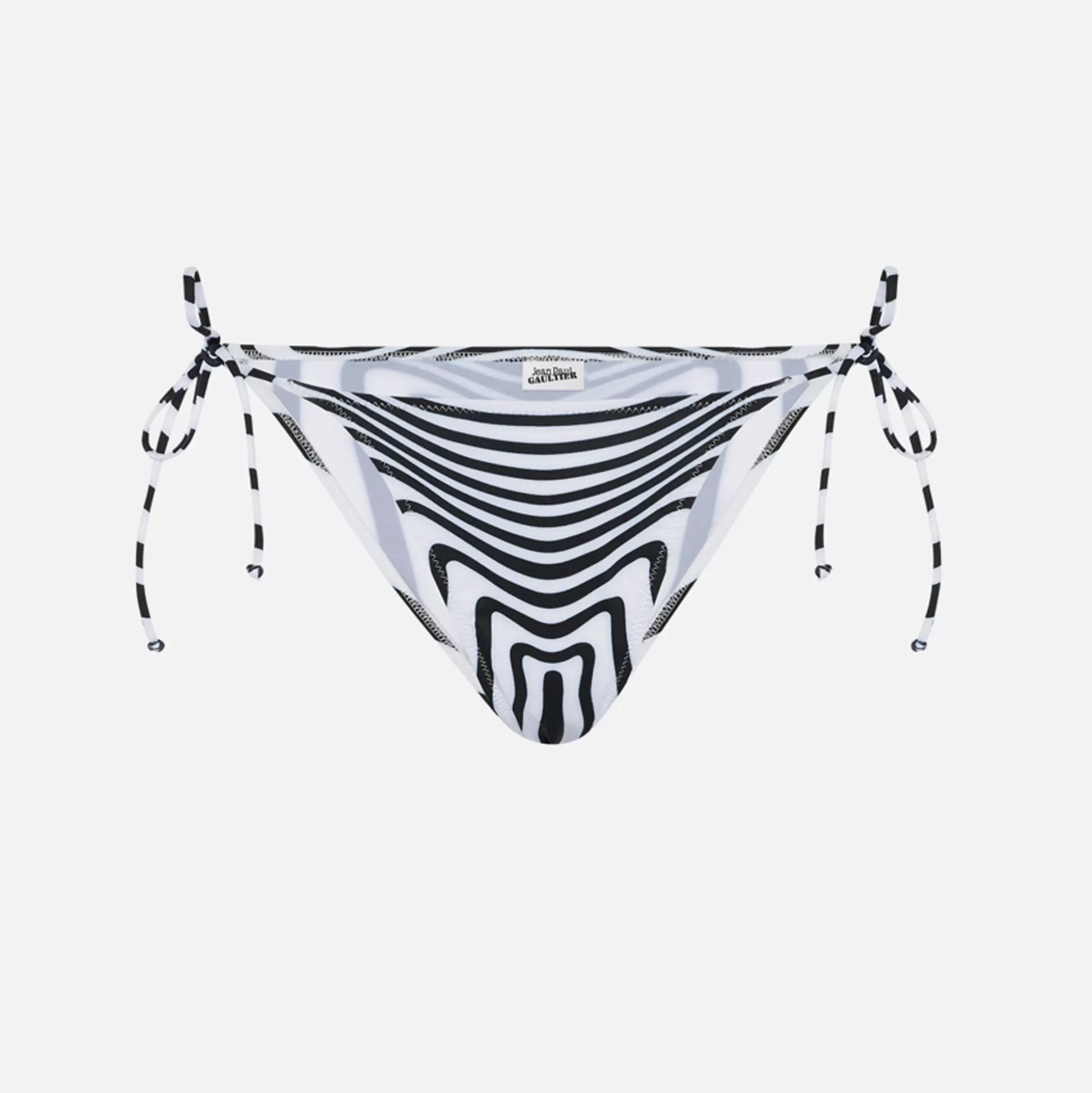 Clearance Jean Paul Gaultier bikini bottom printed in mariniere body morphing