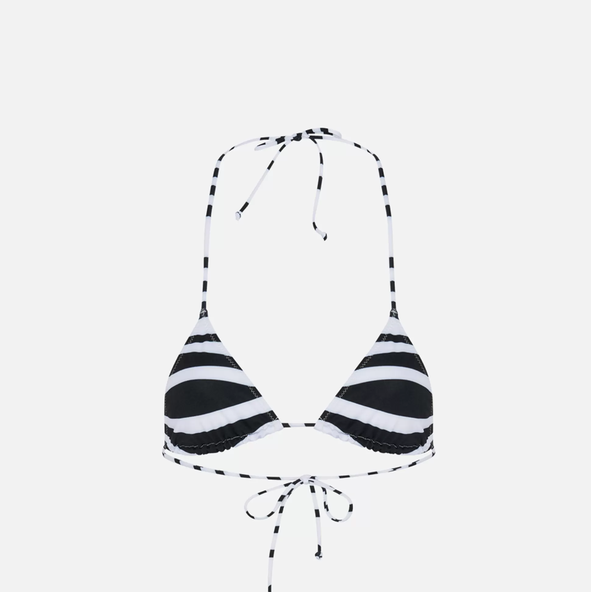 Best Jean Paul Gaultier bikini top printed mariniere body morphing