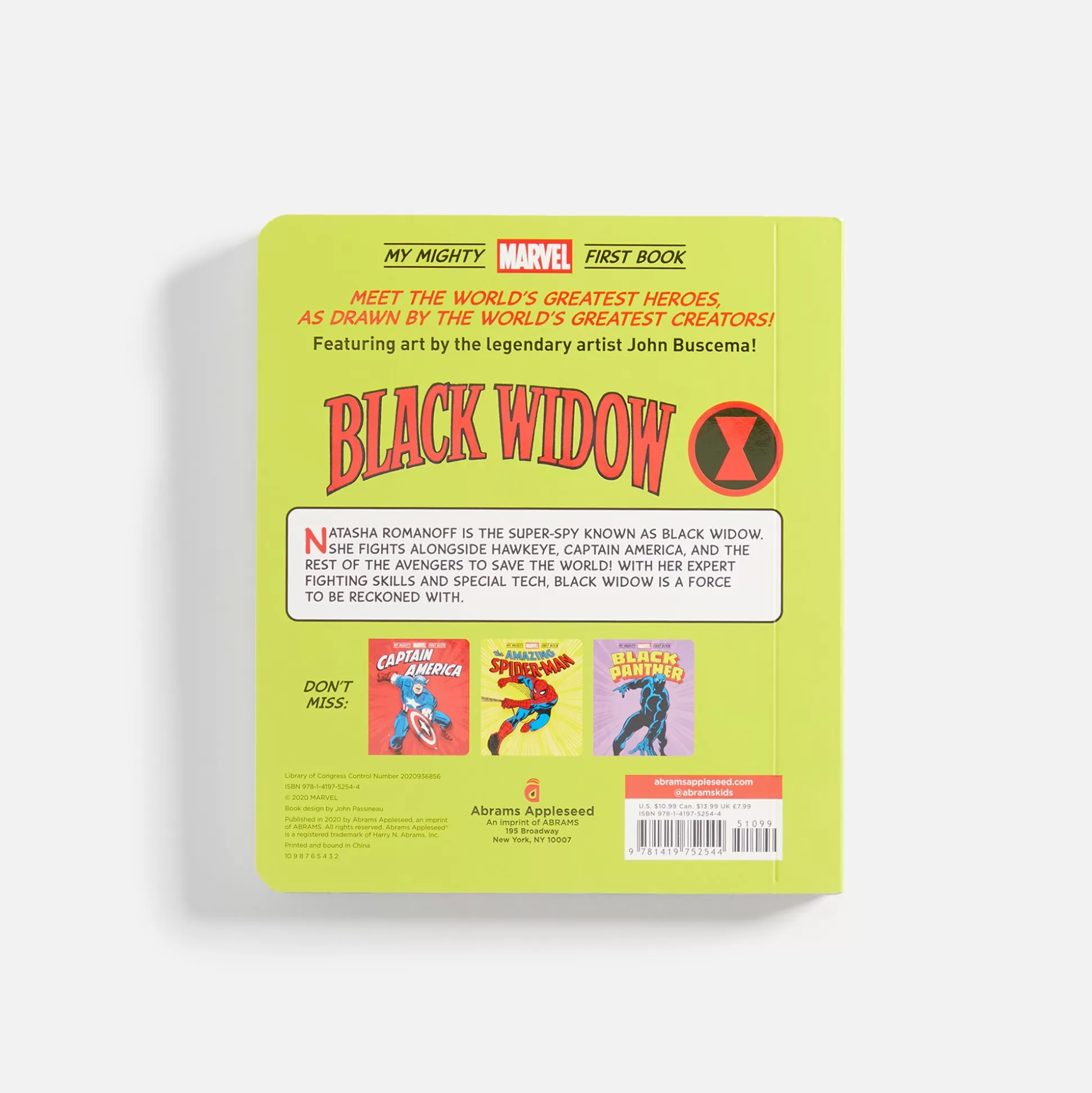 Shop Abrams black widow: my mighty marvel first book