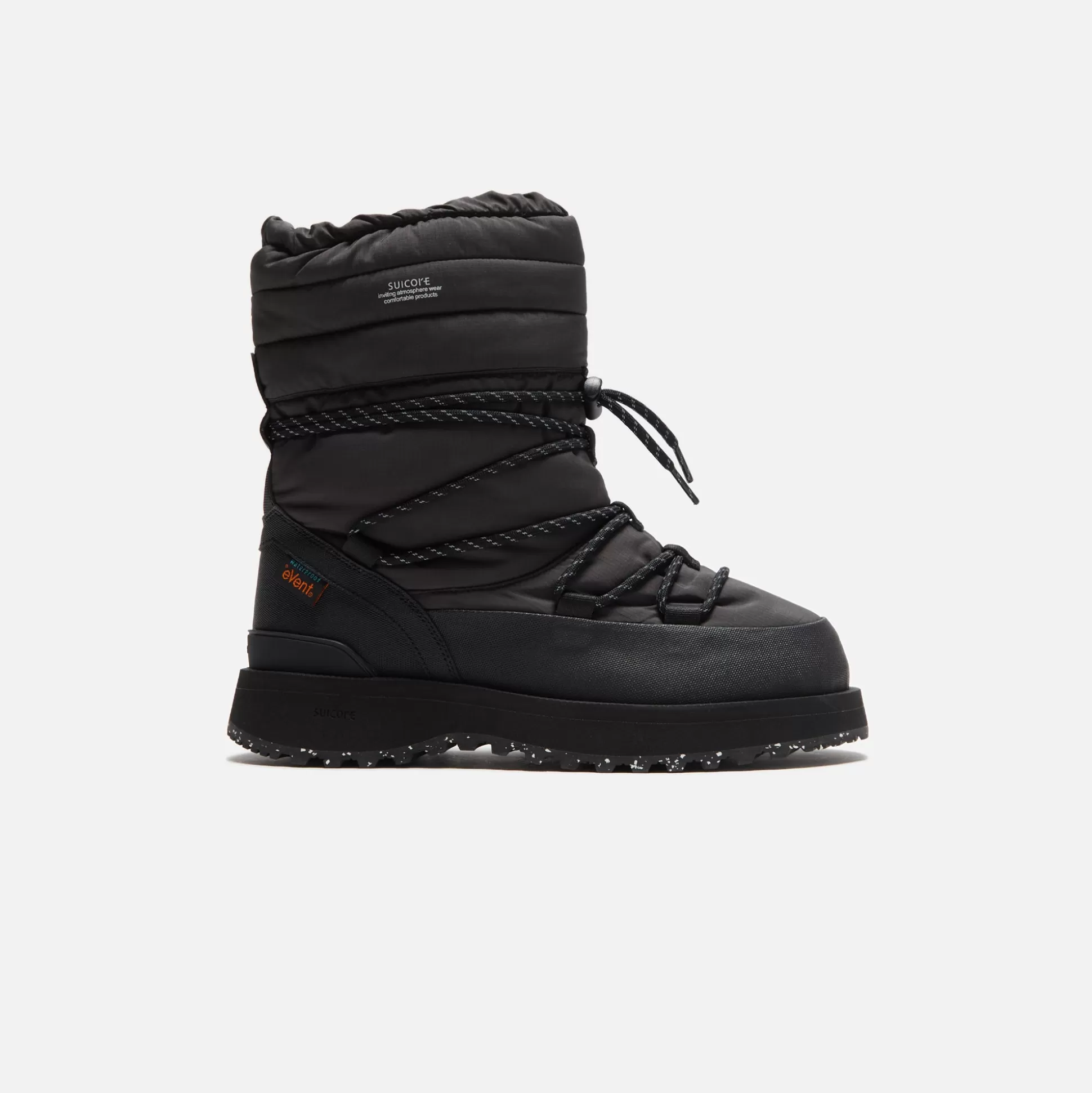 New Suicoke bower-evab hi lace Black