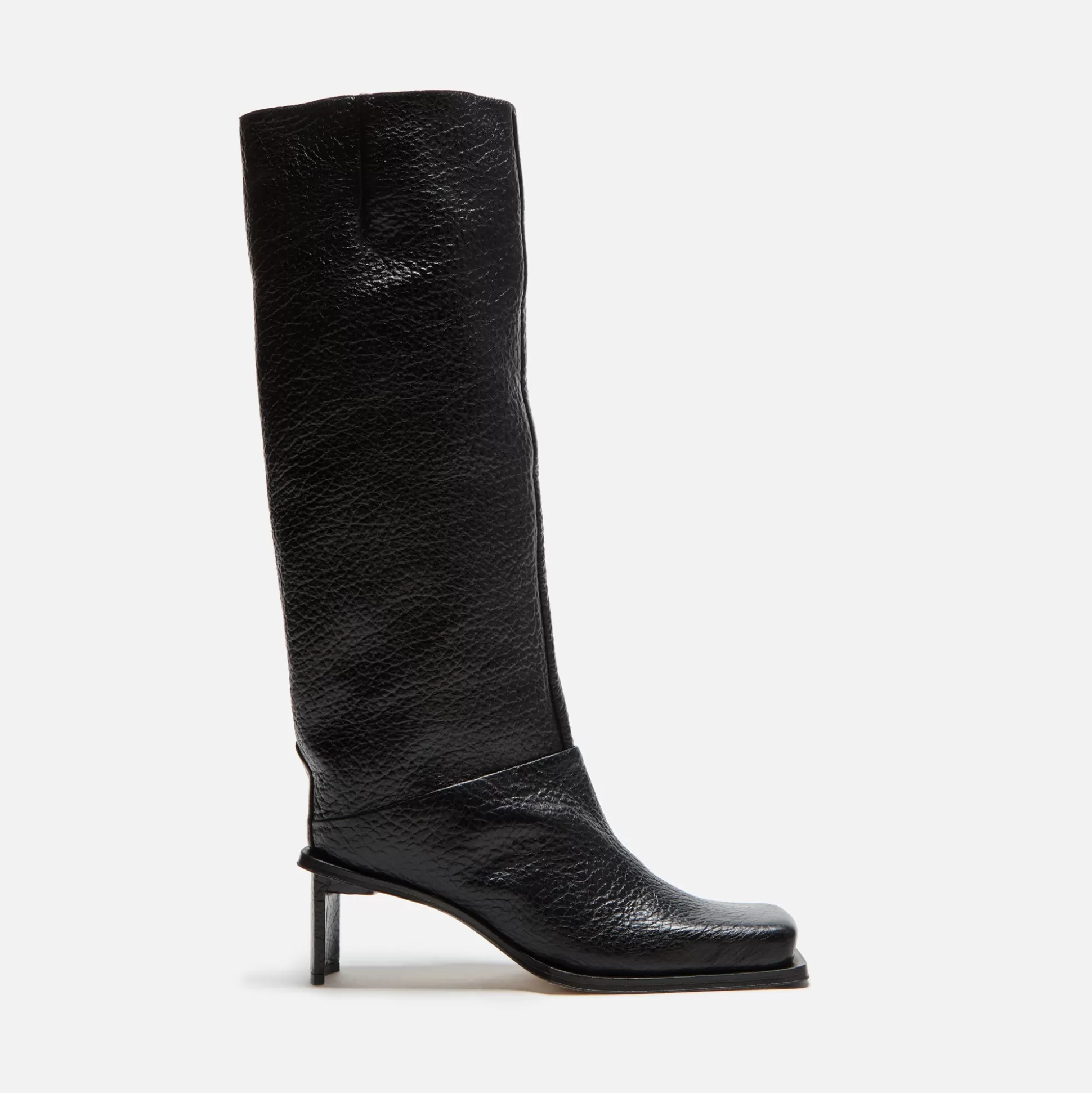 Flash Sale Miista brianna grain tall boots Black