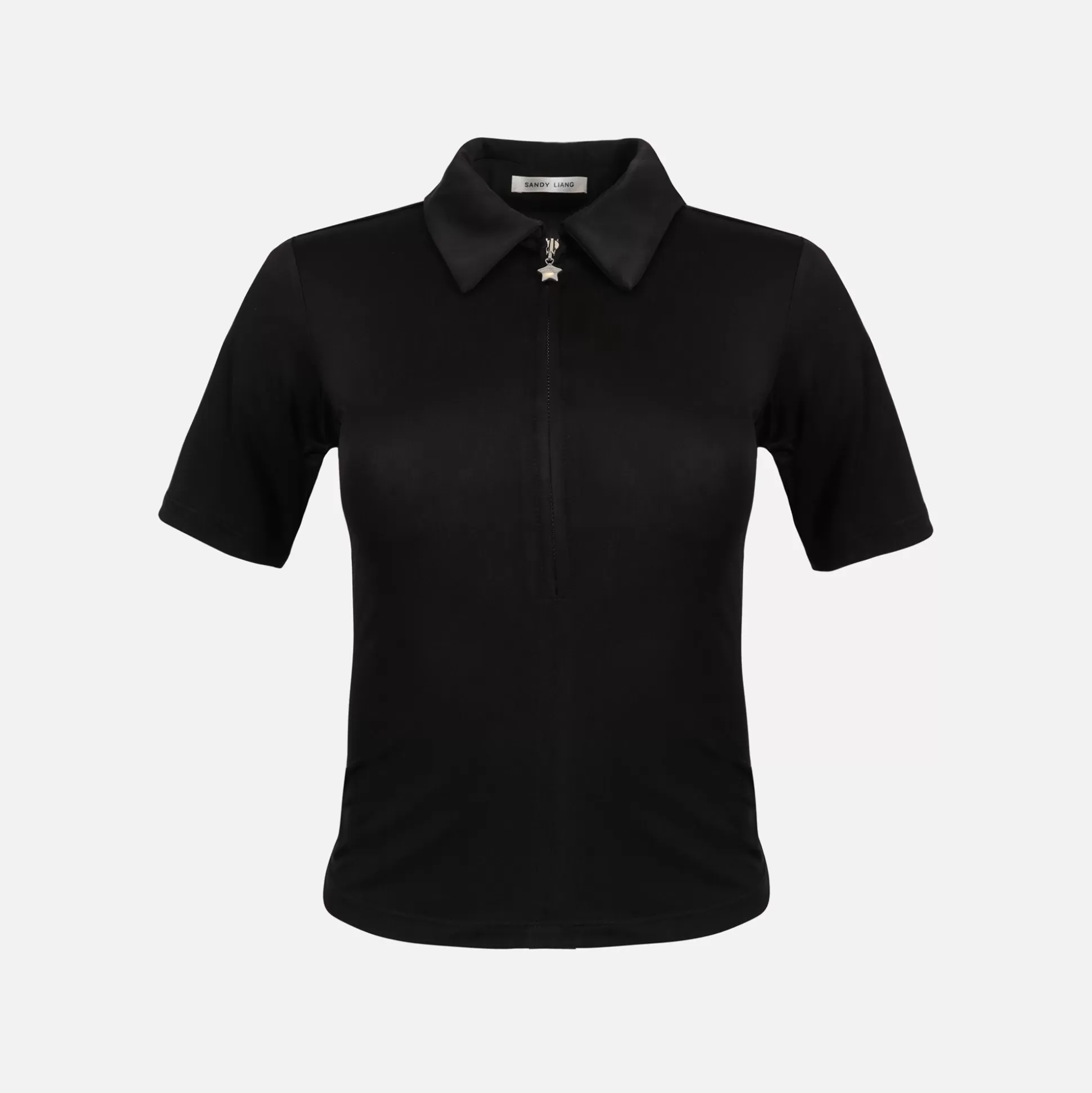 Best Sale Sandy Liang camper top Black