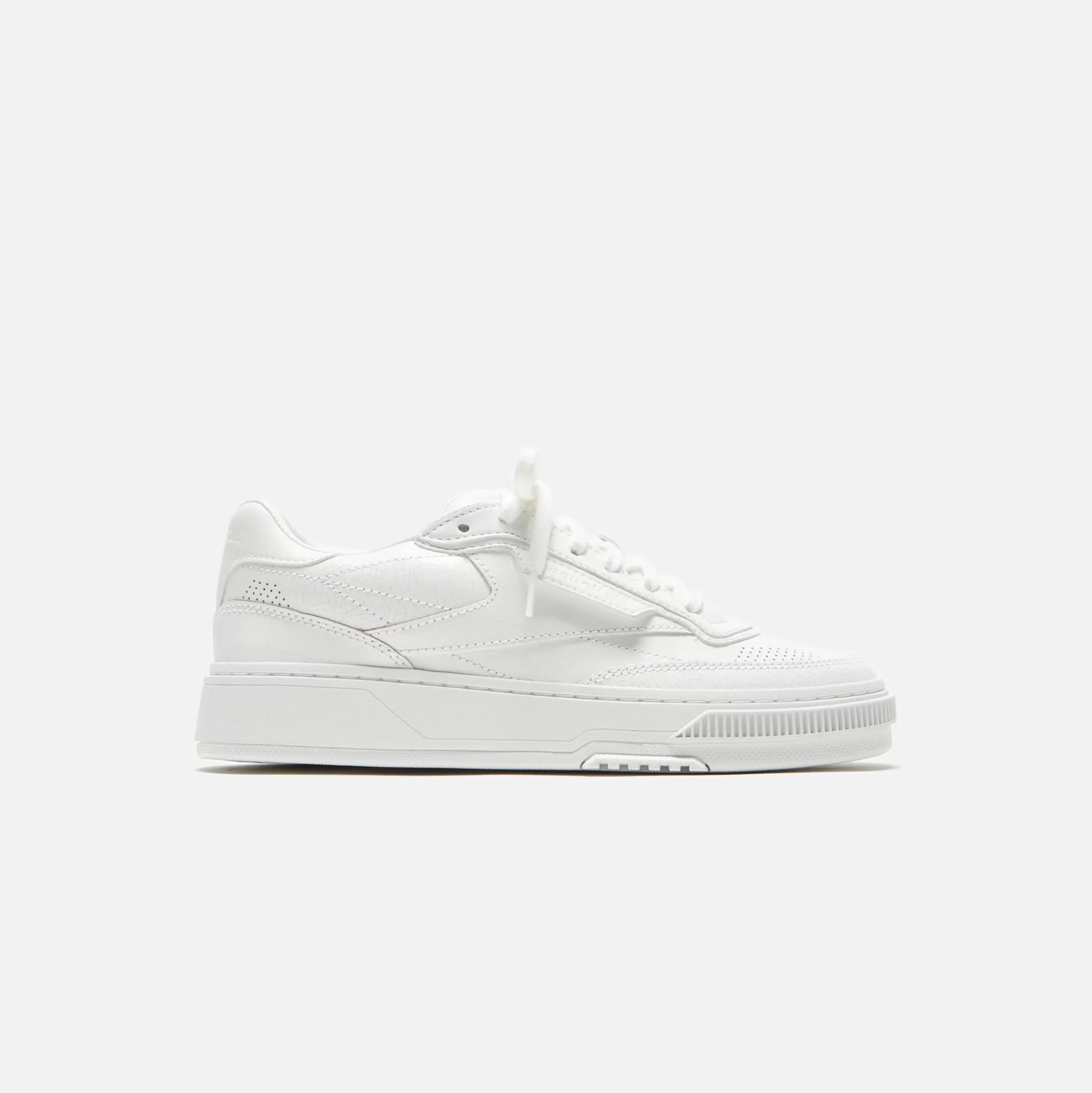 Clearance Reebok club c ltd Cracked Leather White