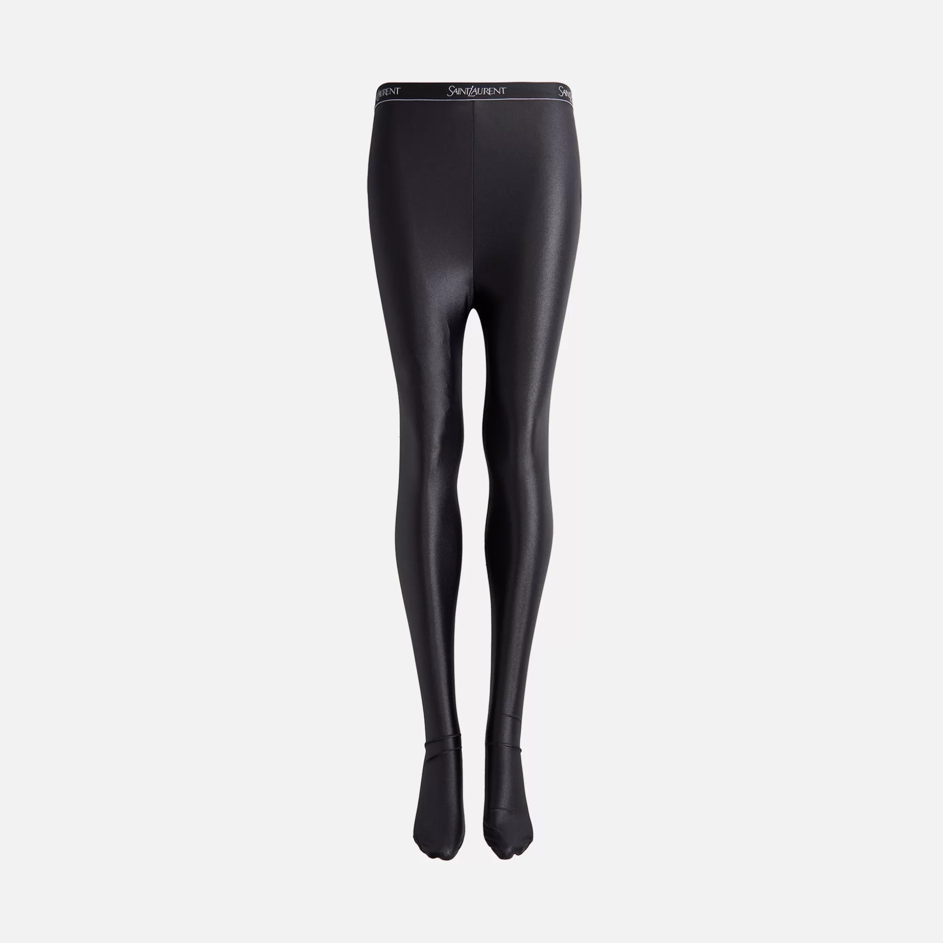 Sale Saint Laurent collant legging sans Black