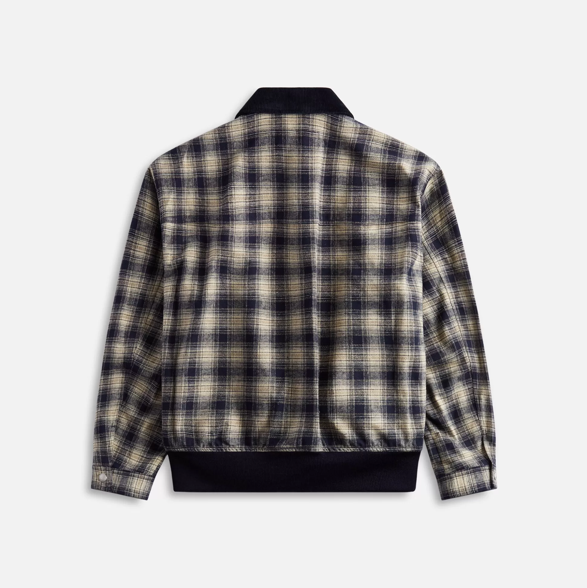 Sale CDG Homme comme des garçons homme cotton flannel check triple layer Navy