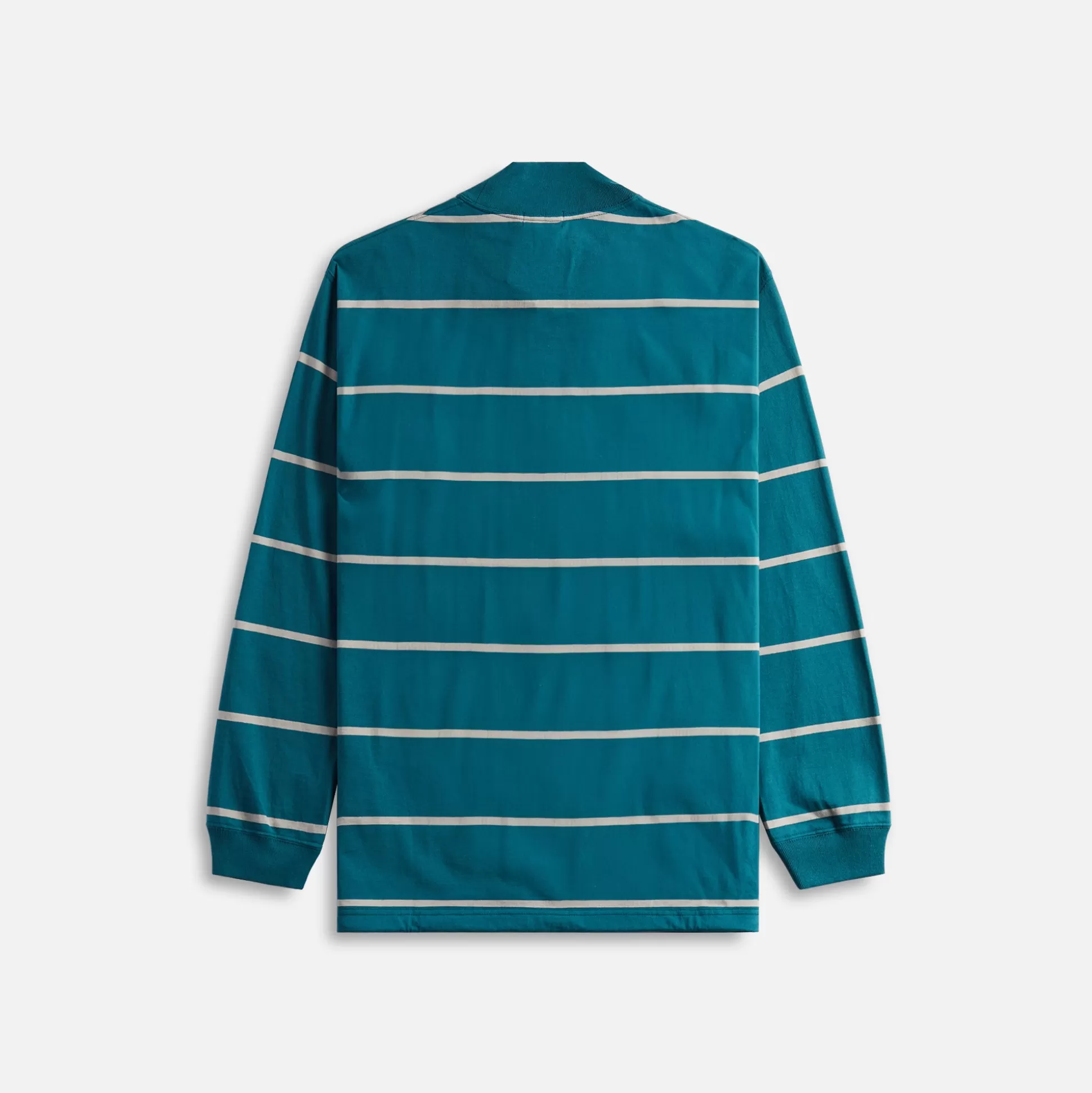 Sale CDG Homme comme des garçons homme cotton jersey horizontal stripe sweater Green