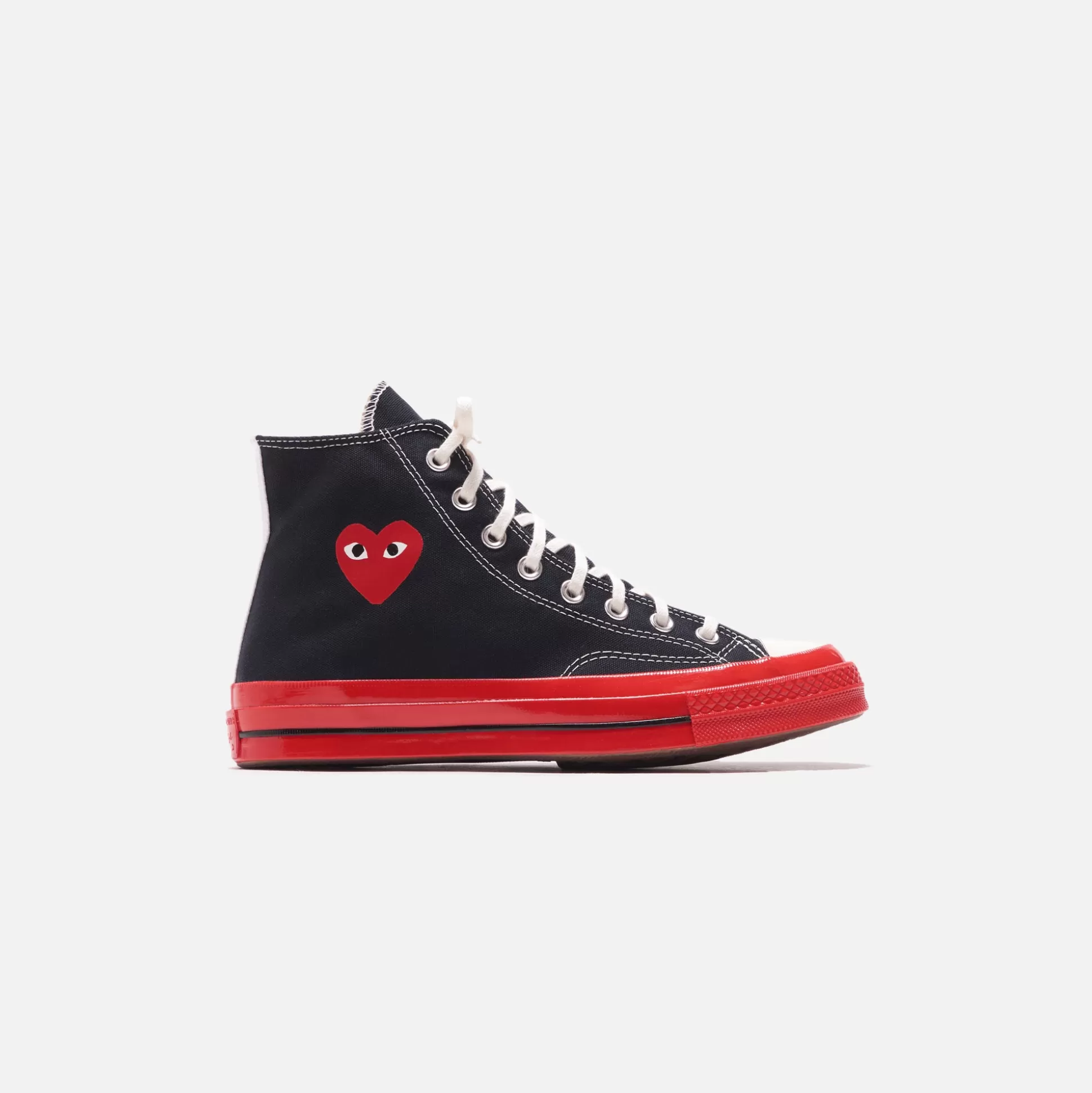 Clearance CDG Pocket converse x comme des garçons cdg play red sole high top Black
