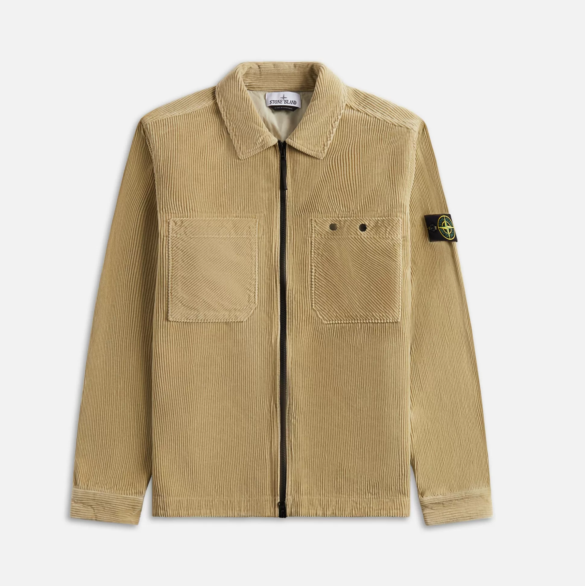 Discount Stone Island corduroy overshirt Plaster