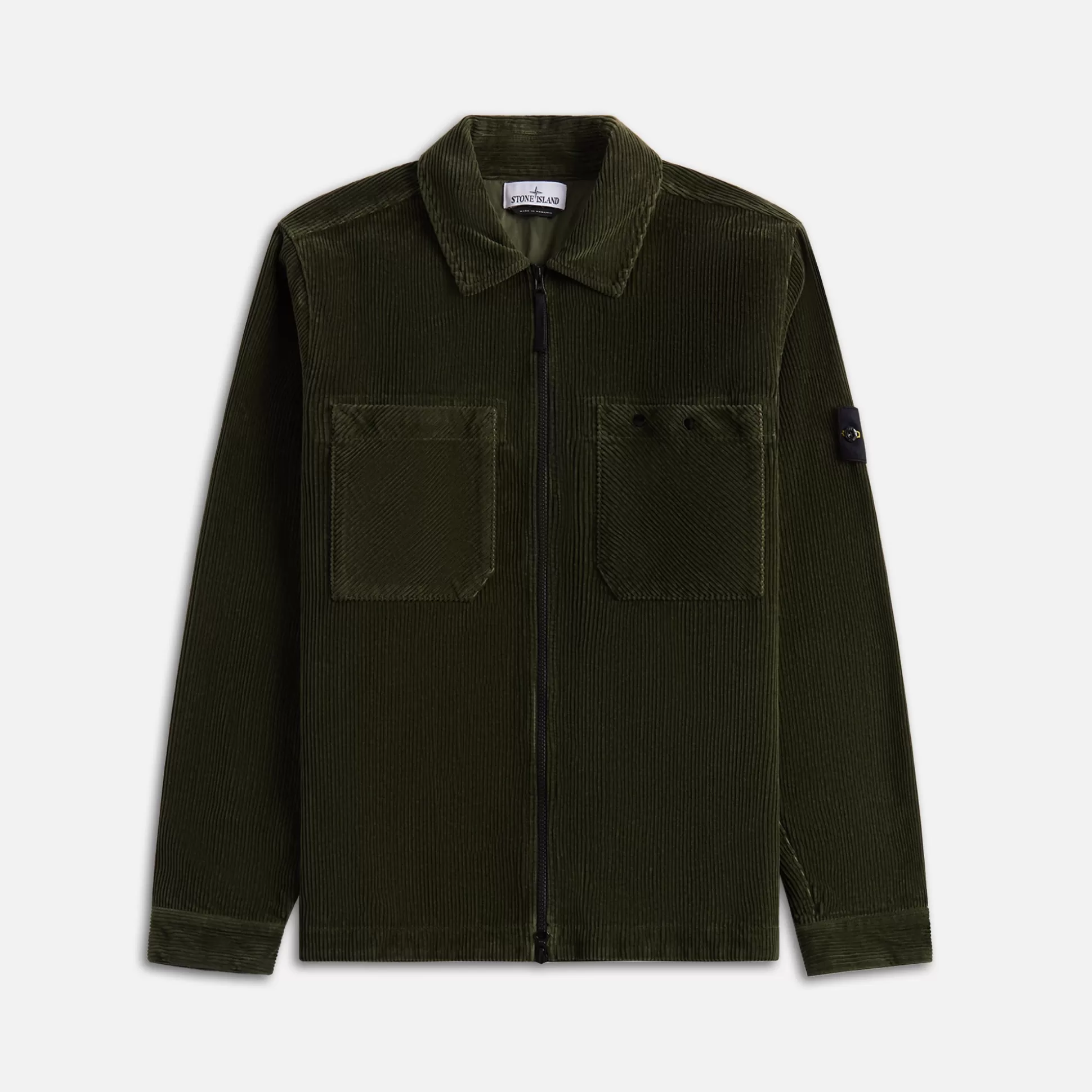 Online Stone Island corduroy overshirt Musk