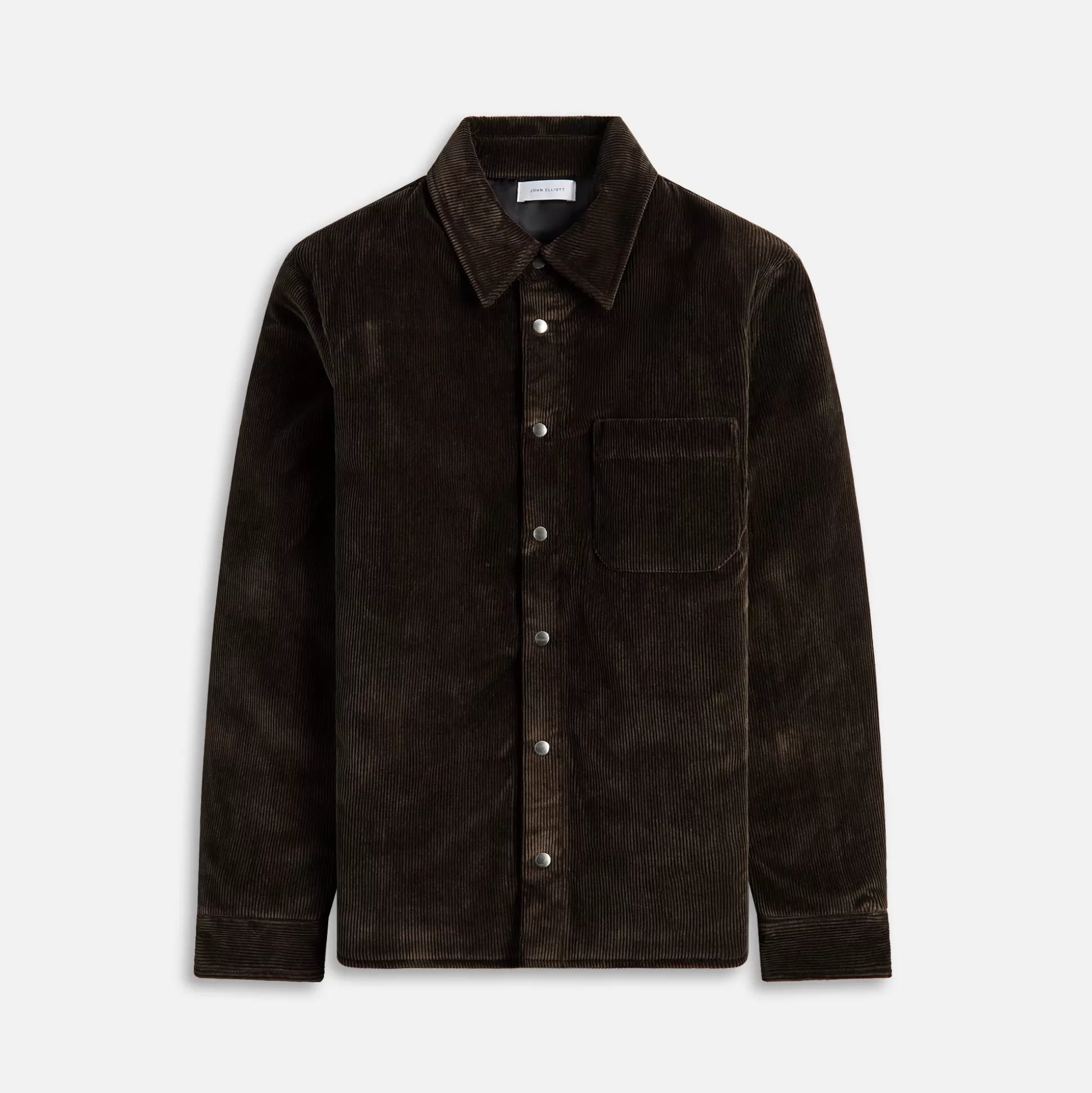 New John Elliott corduroy padded overshirt Brown