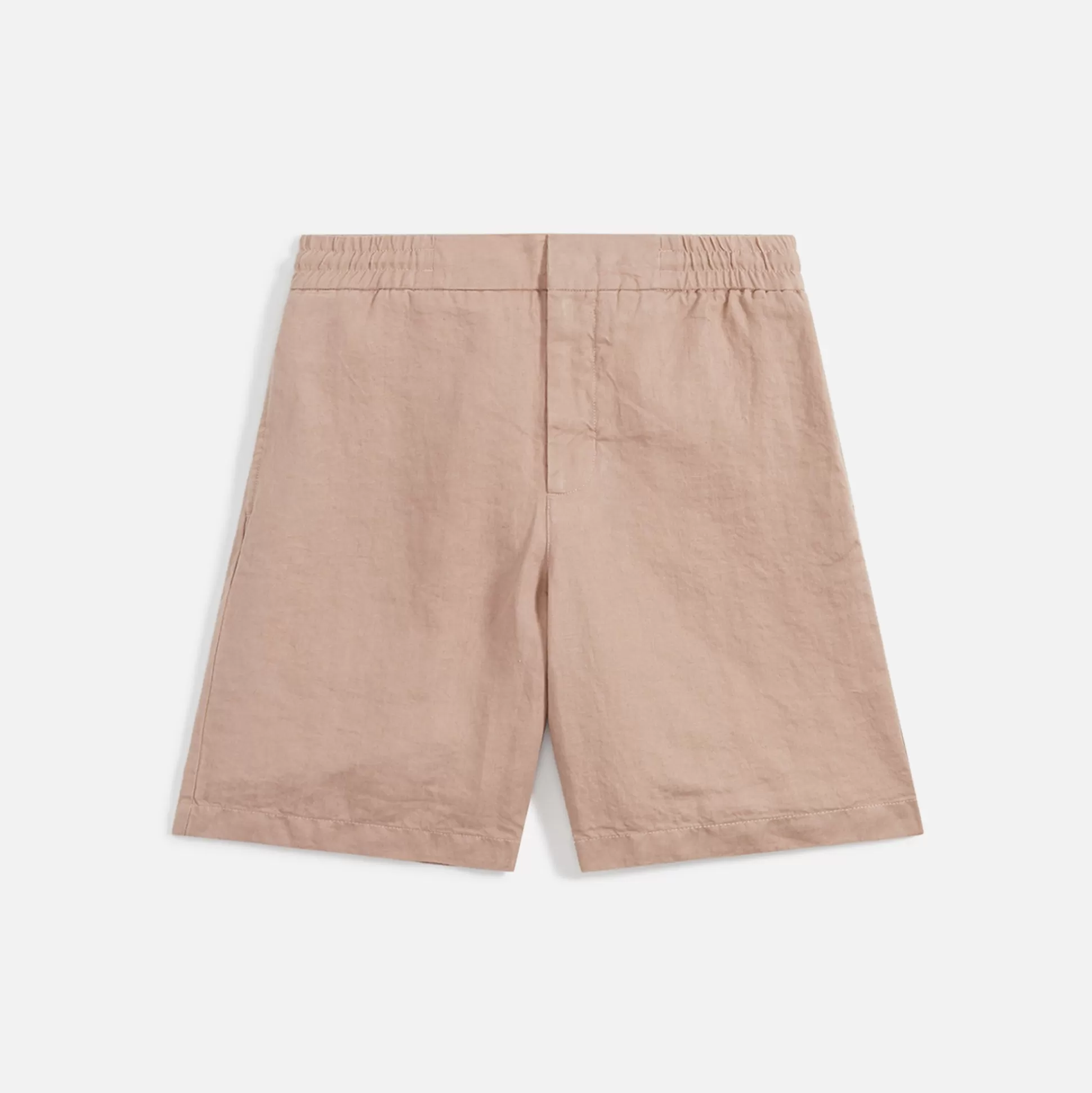 Clearance Orlebar Brown cornell linen short Caramel Pink