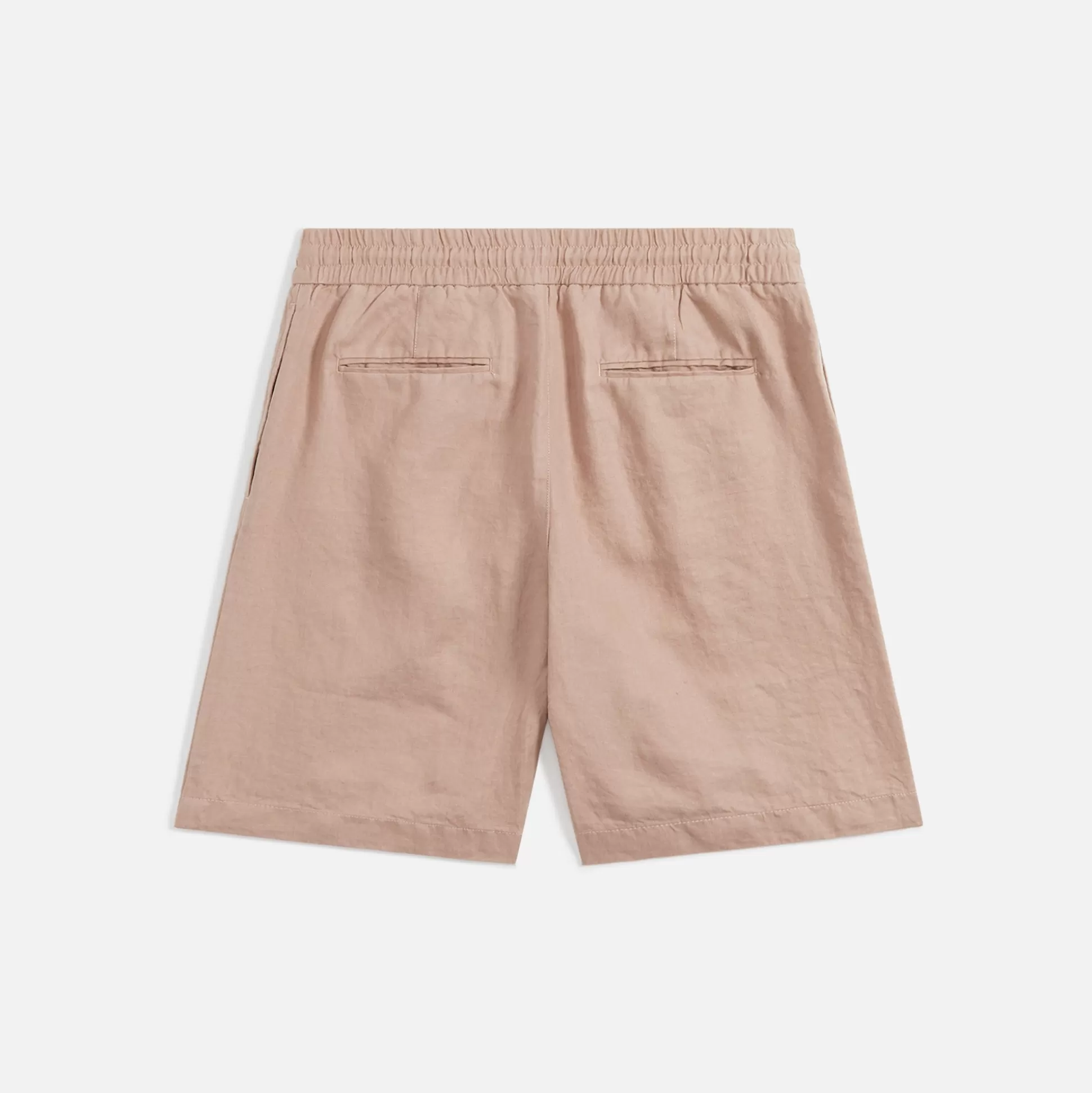 Clearance Orlebar Brown cornell linen short Caramel Pink