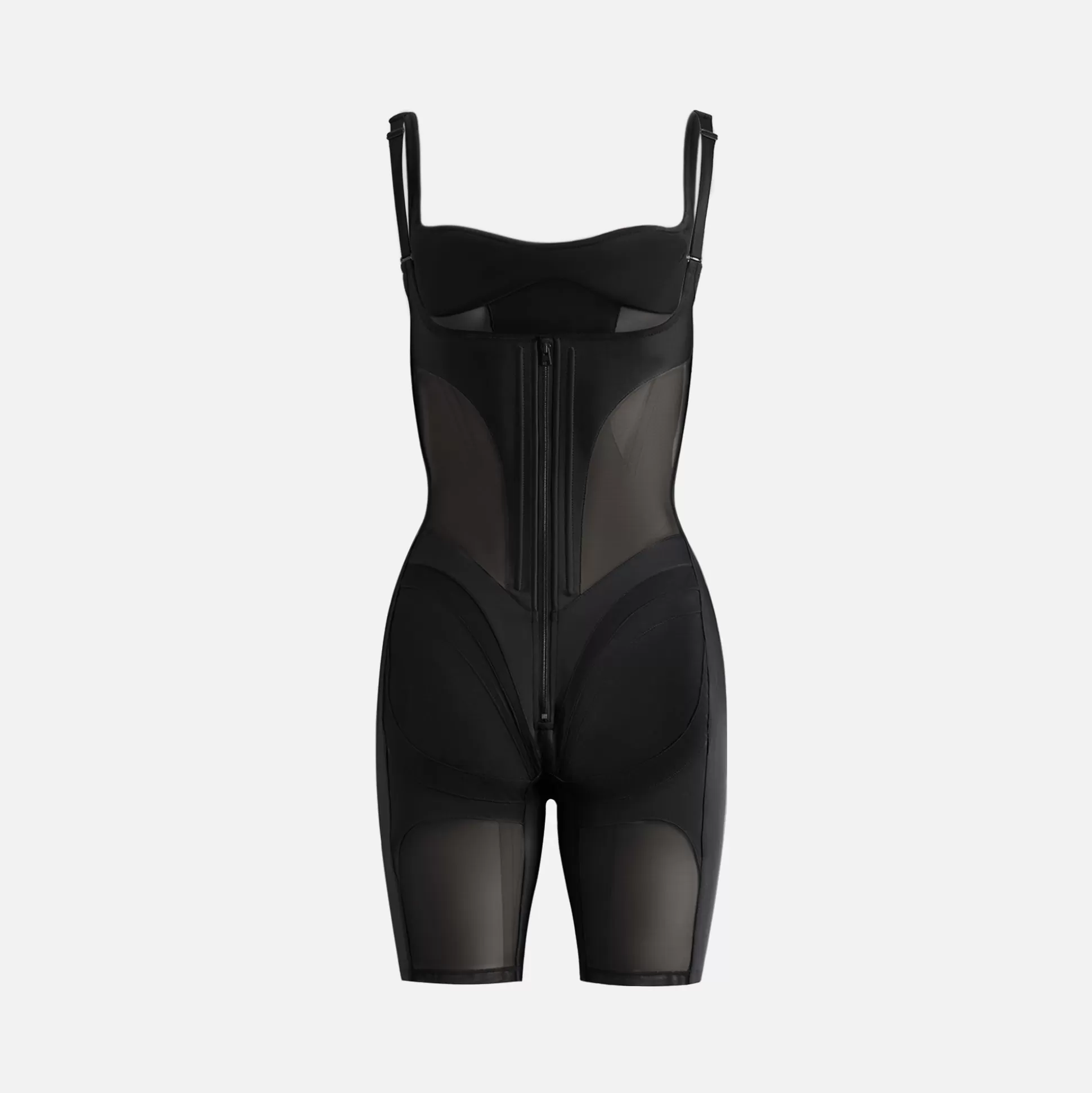 Outlet Mugler corset bodysuit Black