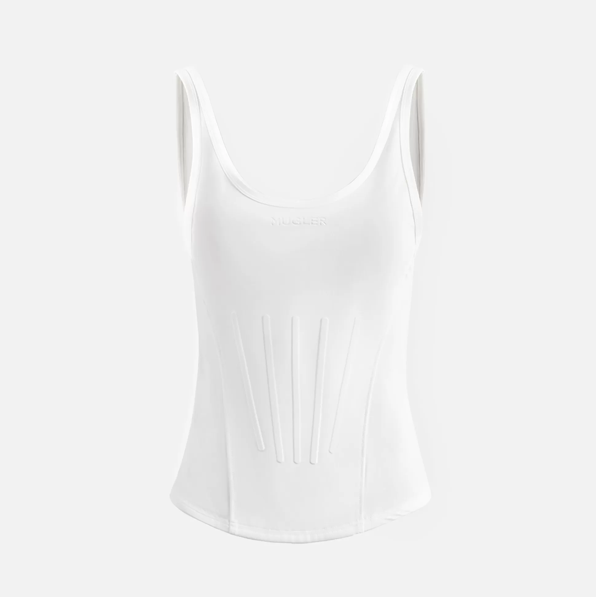 Fashion Mugler corset top White
