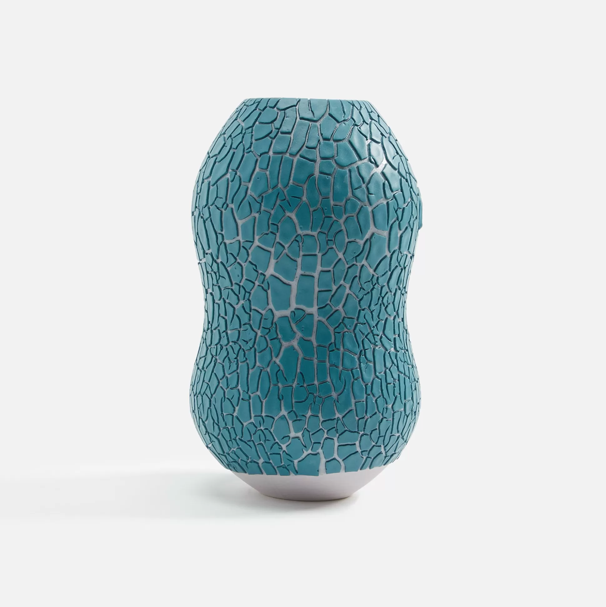 Shop Houseplant crackle vase by seth Light Blue