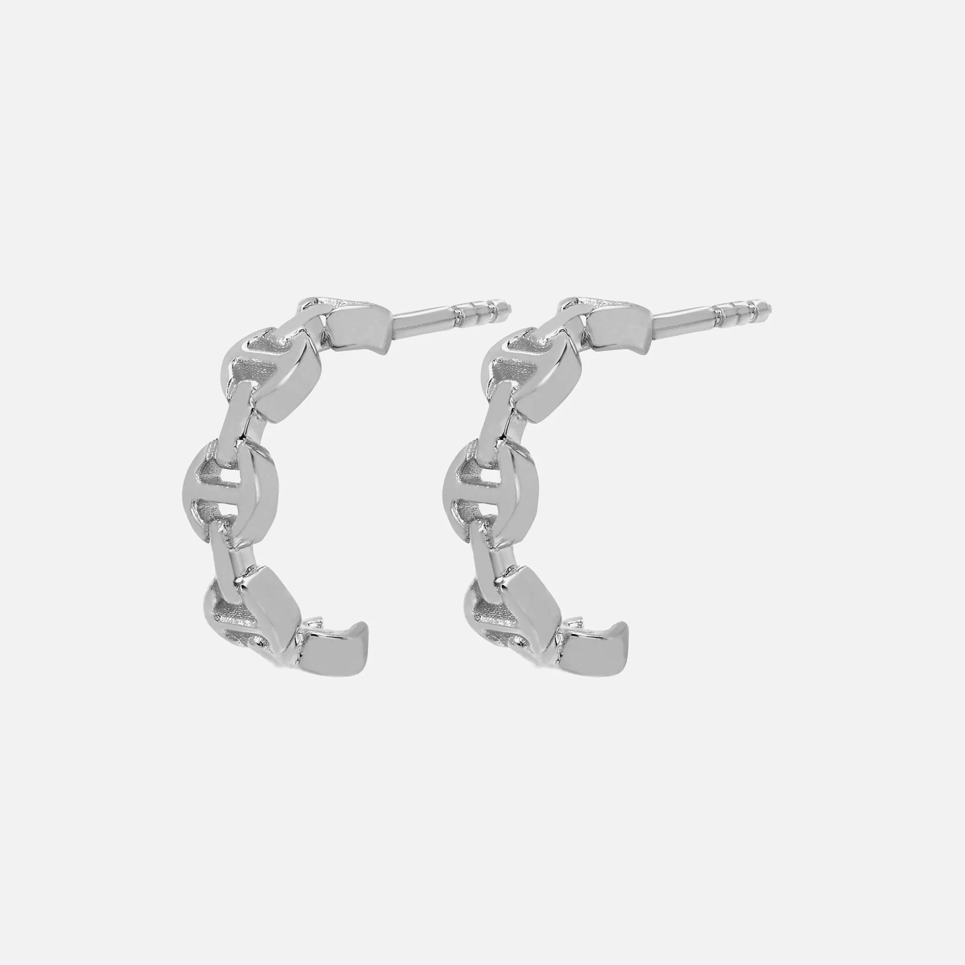 Fashion Hoorsenbuhs crescent earrings Sterling Silver