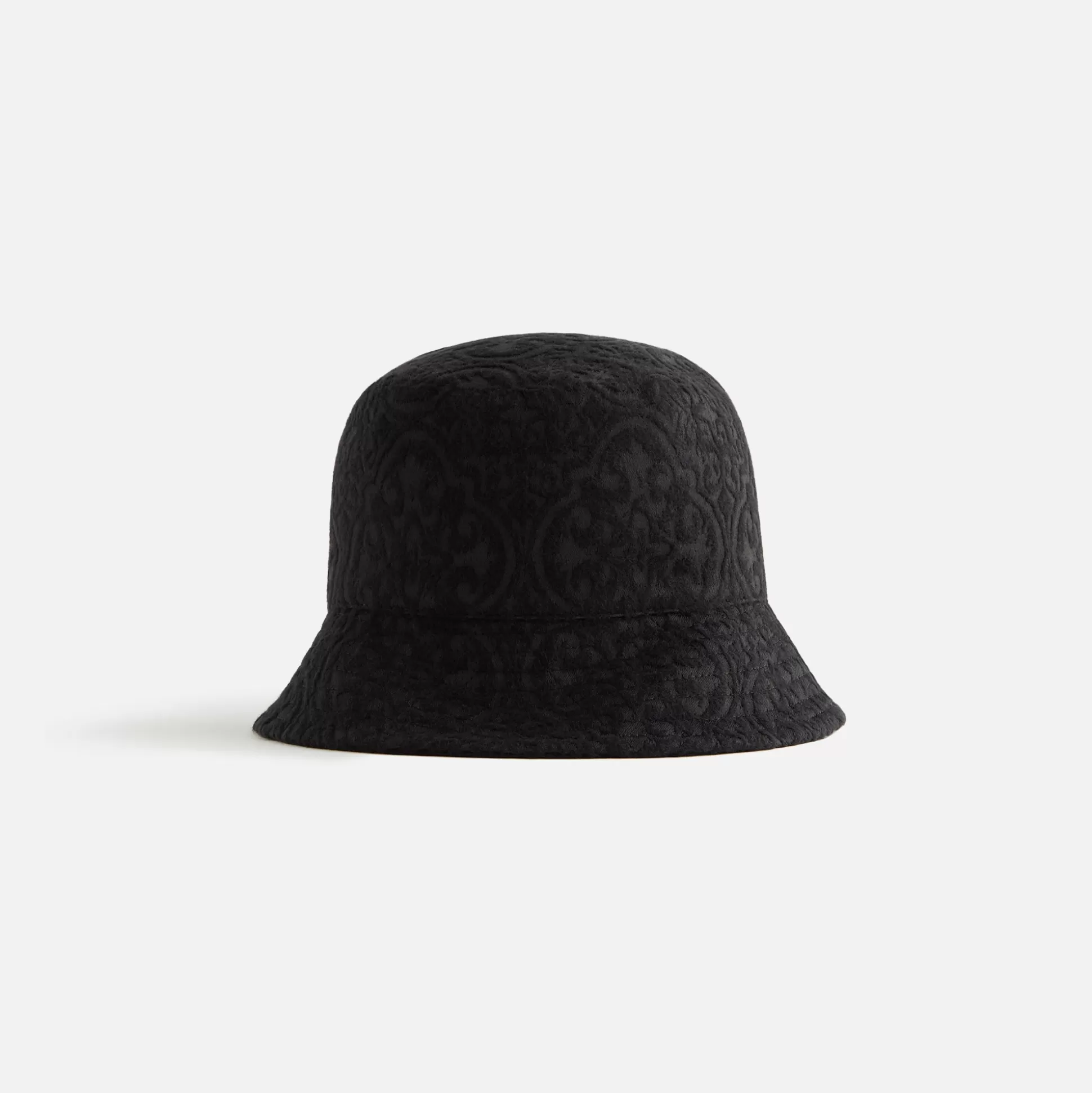 Online Engineered Garments crest floral jacquard cap Black