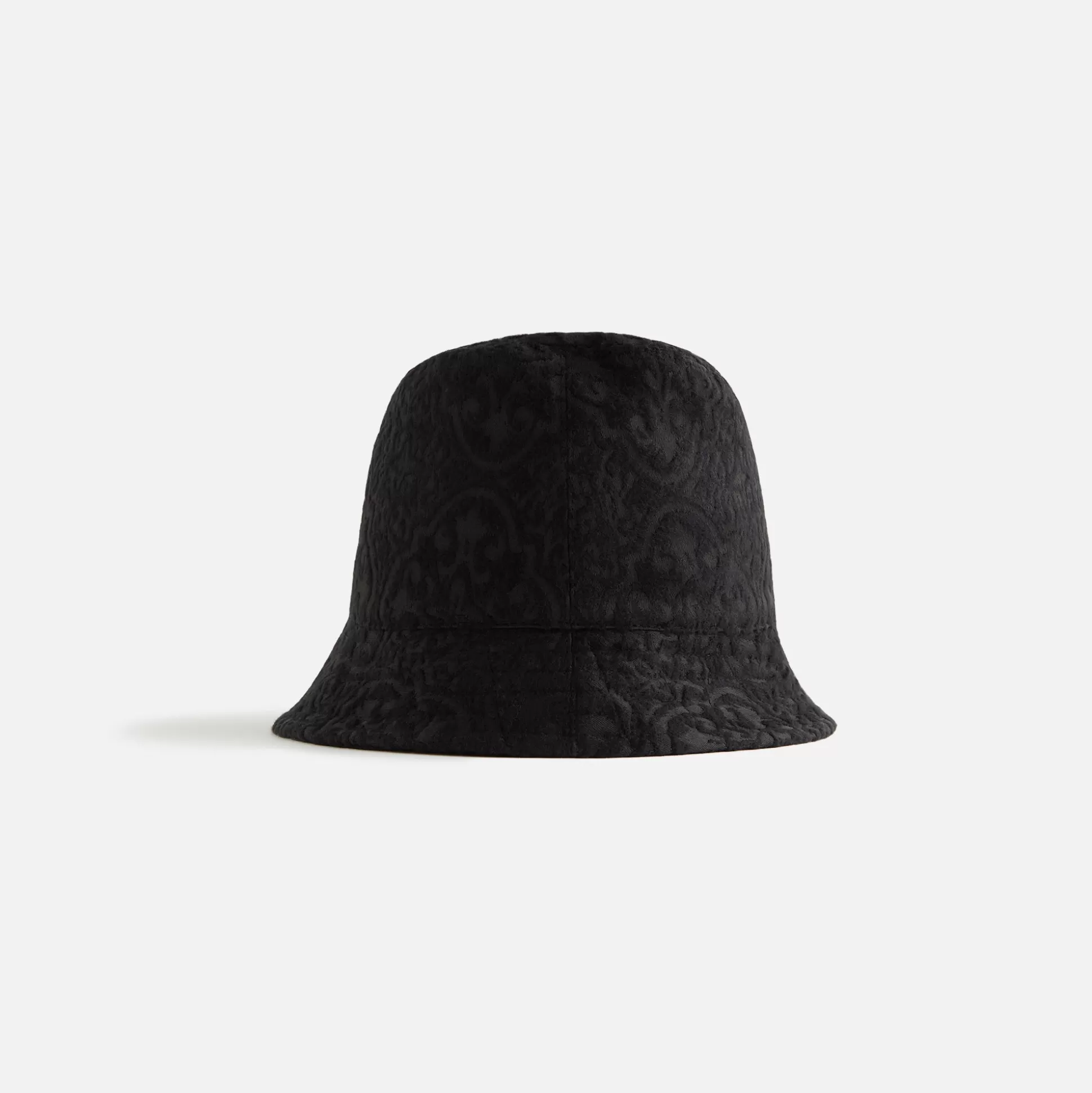 Online Engineered Garments crest floral jacquard cap Black