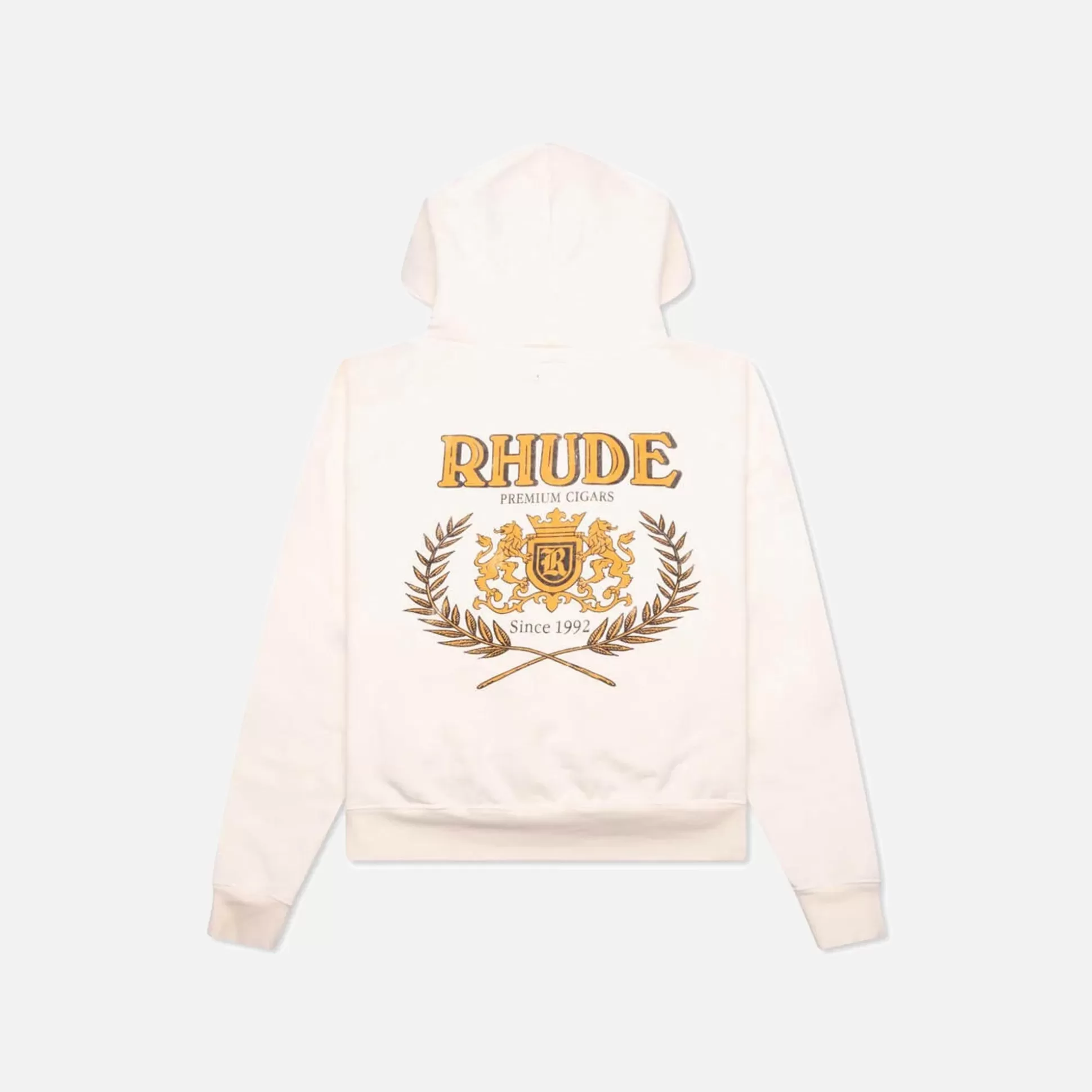 Outlet Rhude cresta cigar hoodie Vintage White