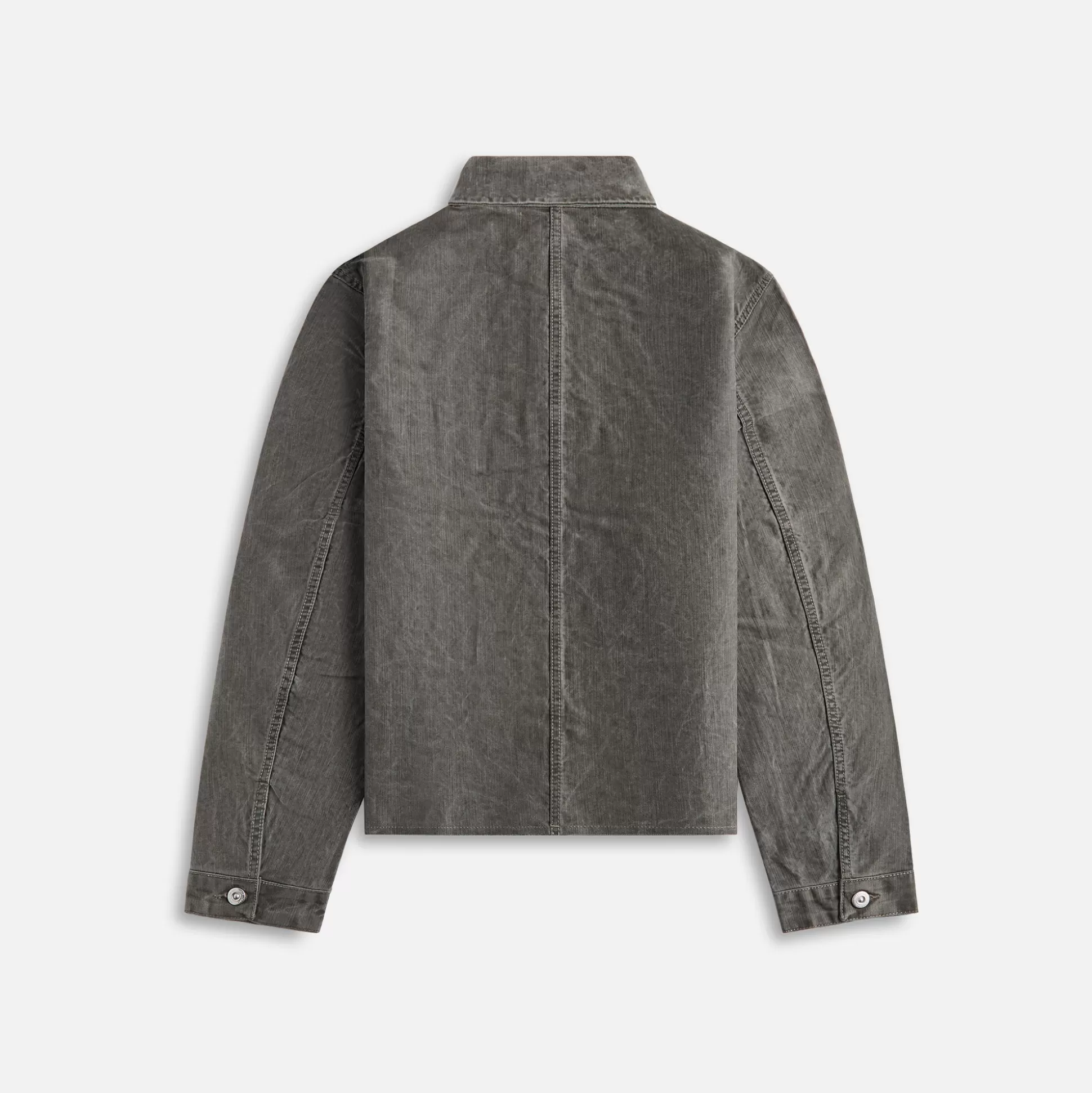 Cheap Our Legacy cut rebirth jacket olive pigment coated weave jacket Gray