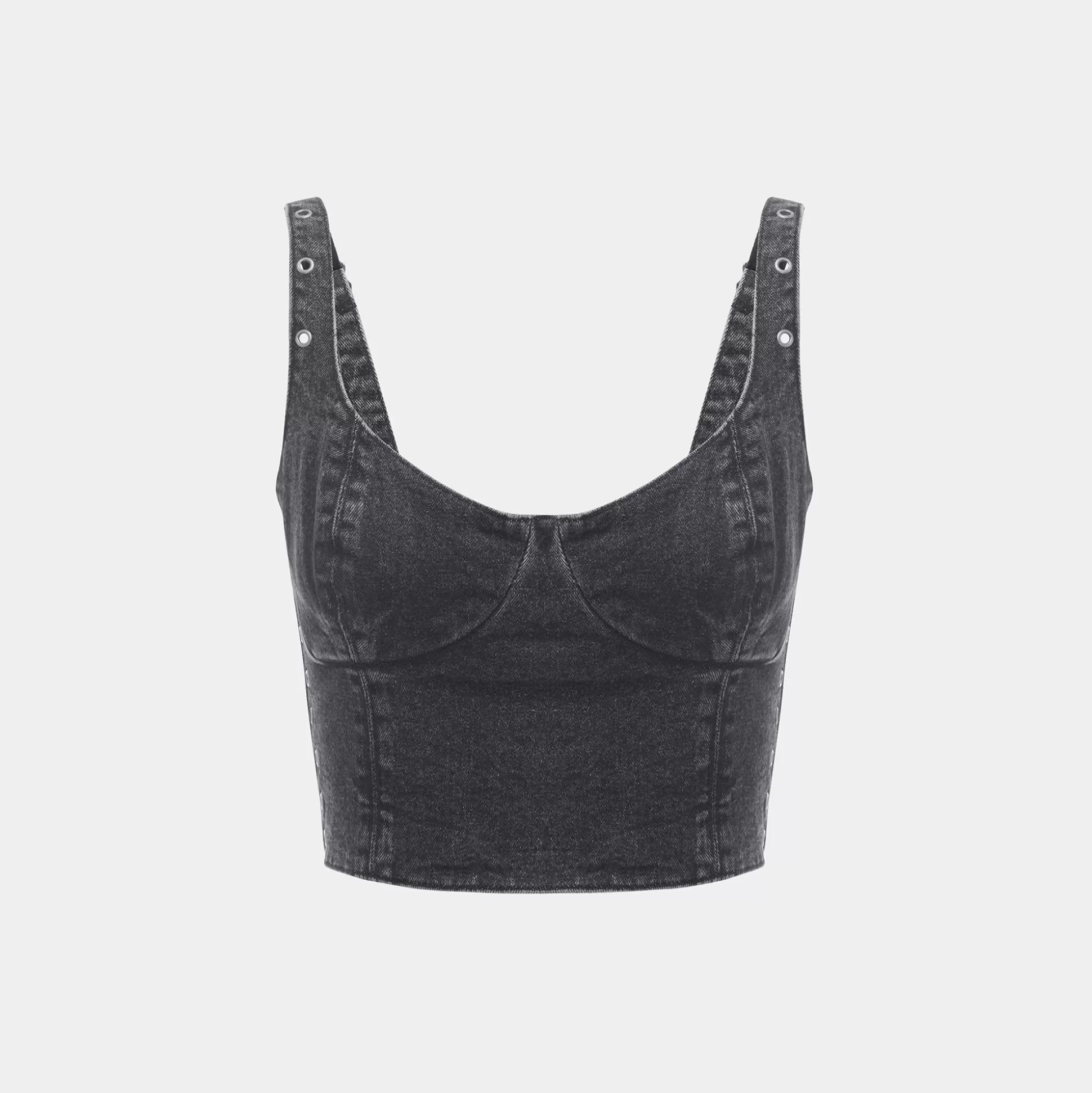 Shop Ksubi dauphine bustier Shadow