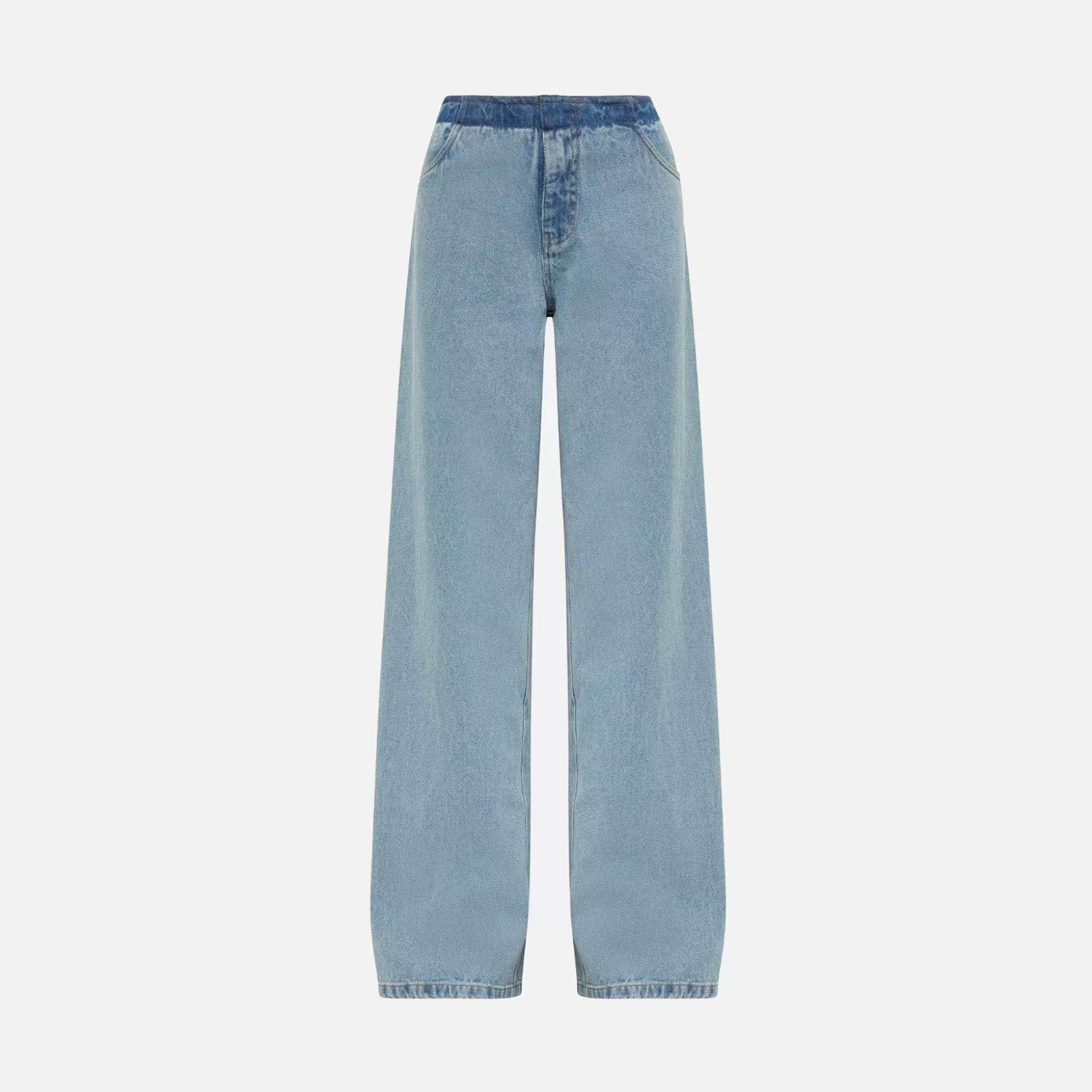 Discount Christopher Esber deconstruct denim jean Indigo