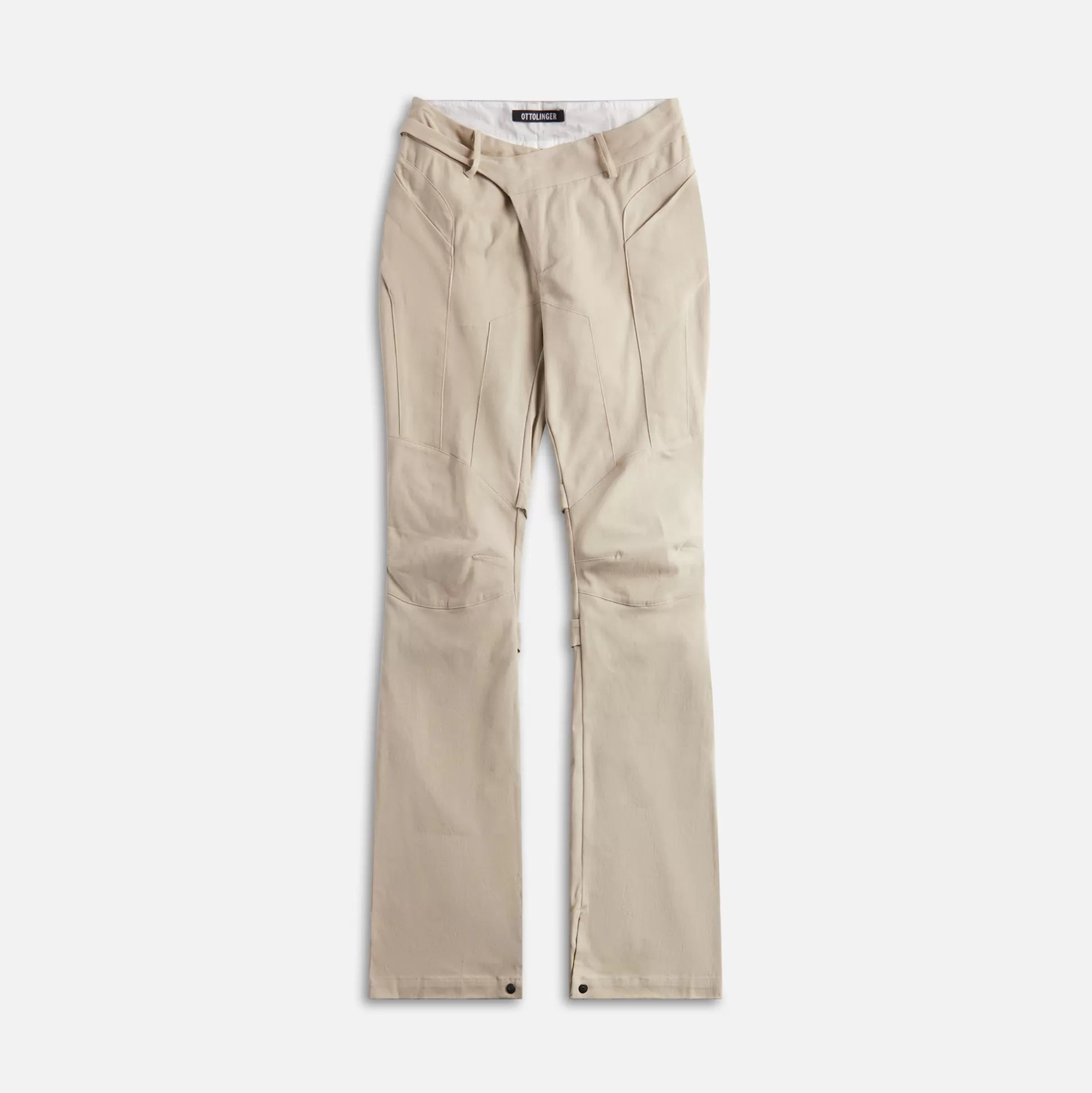 Sale Ottolinger deconstructed flared chinos Beige