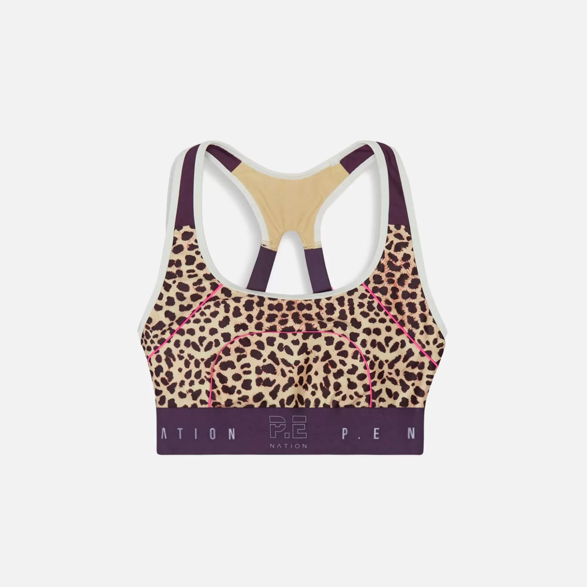 Online P.E Nation del mar sports bra Animal Print