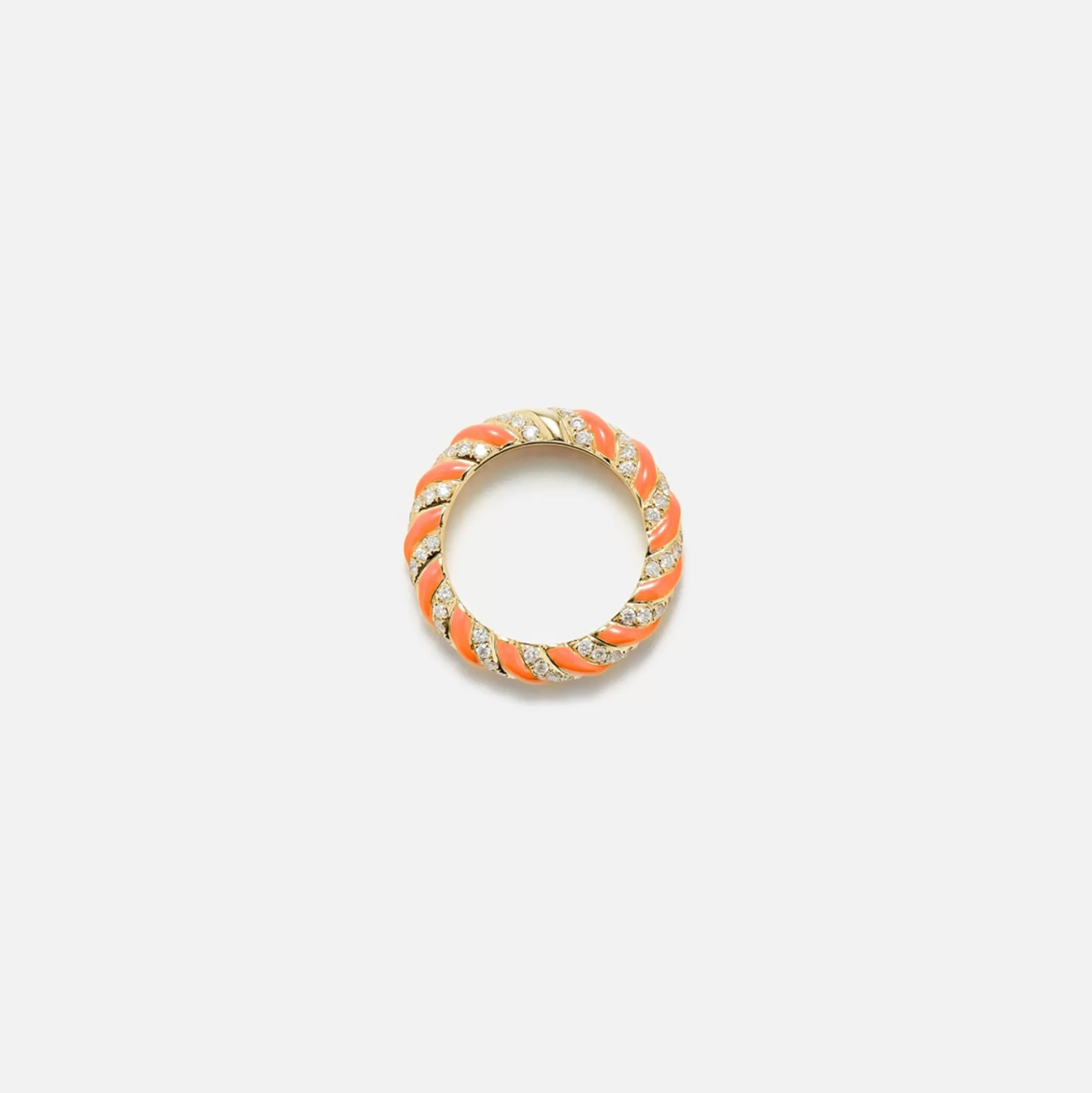 Store Yvonne Leon diamond torsade twist ring