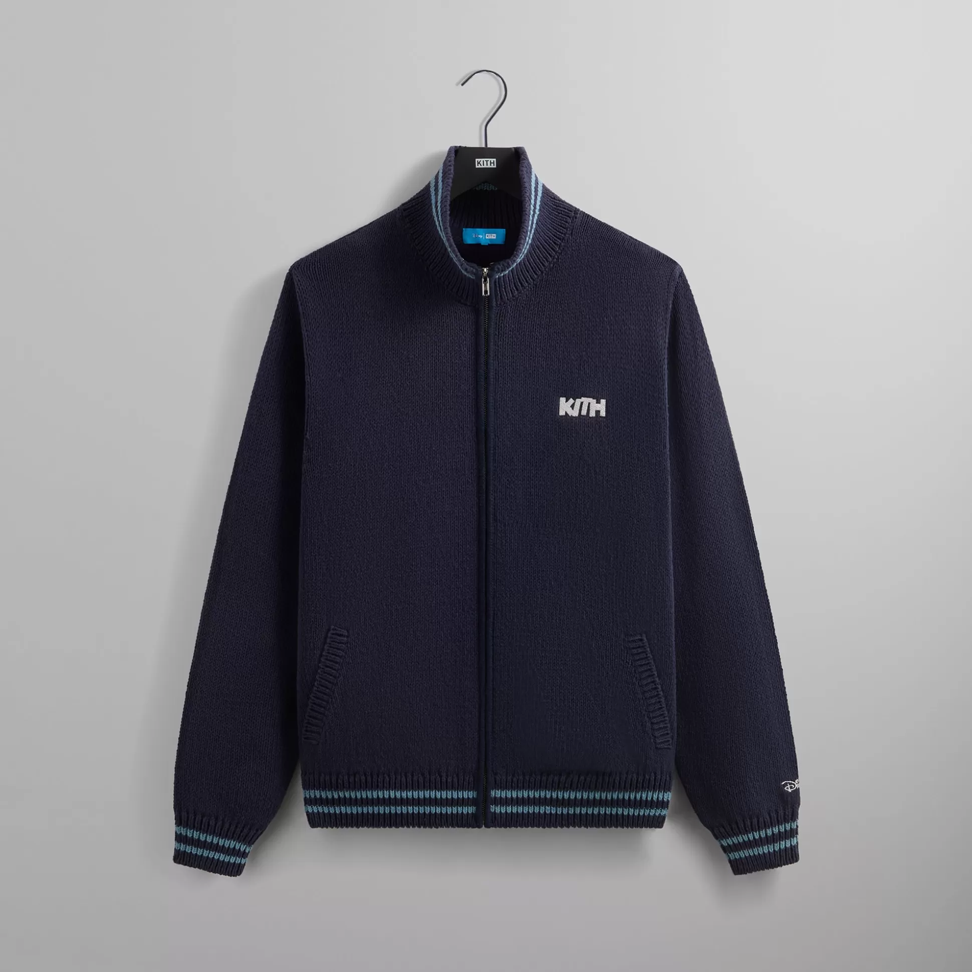 Clearance Kith Disney | for Donald Duck Full Zip Wyona Sweater Nocturnal